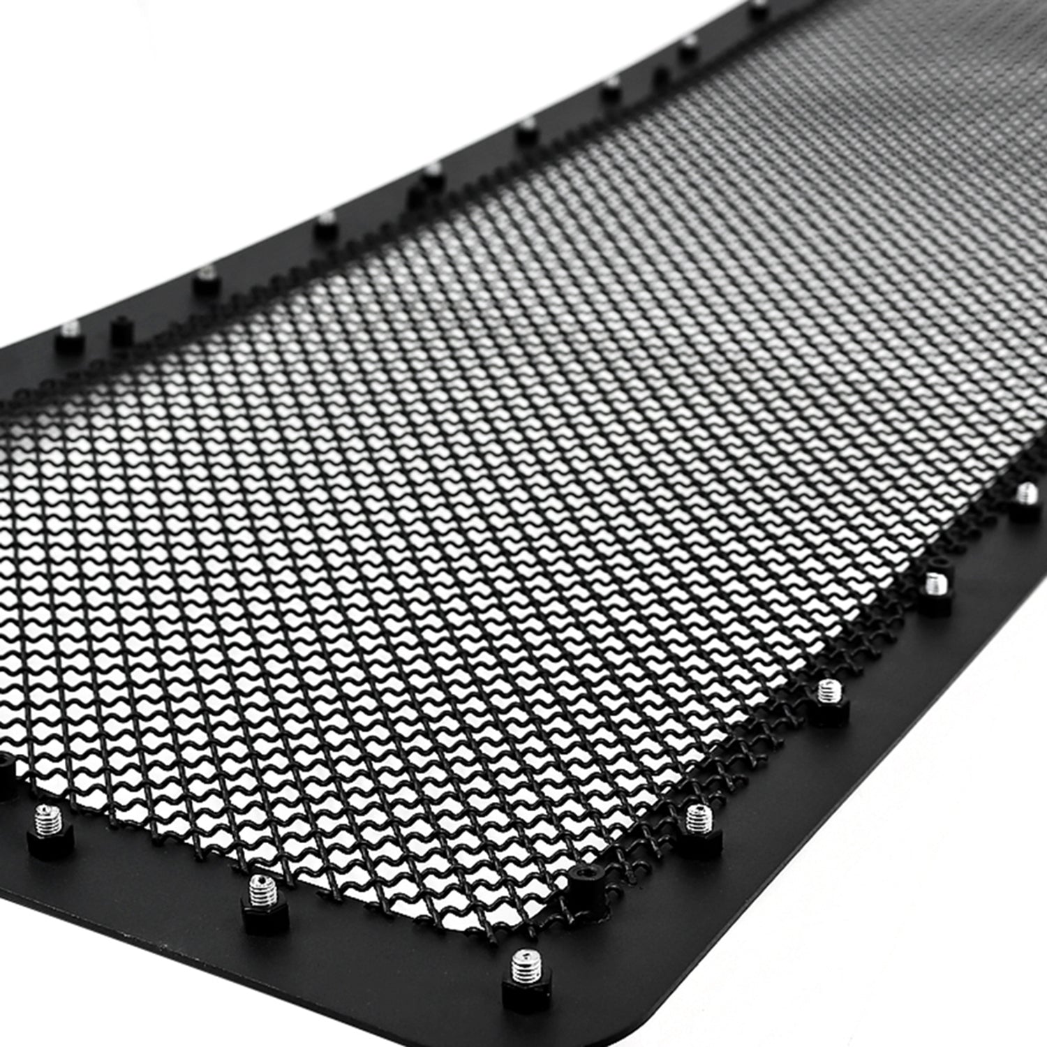 2009-2012 Ford F-150 Rivet Style Black S.Steel Mesh Grille Center Insert
