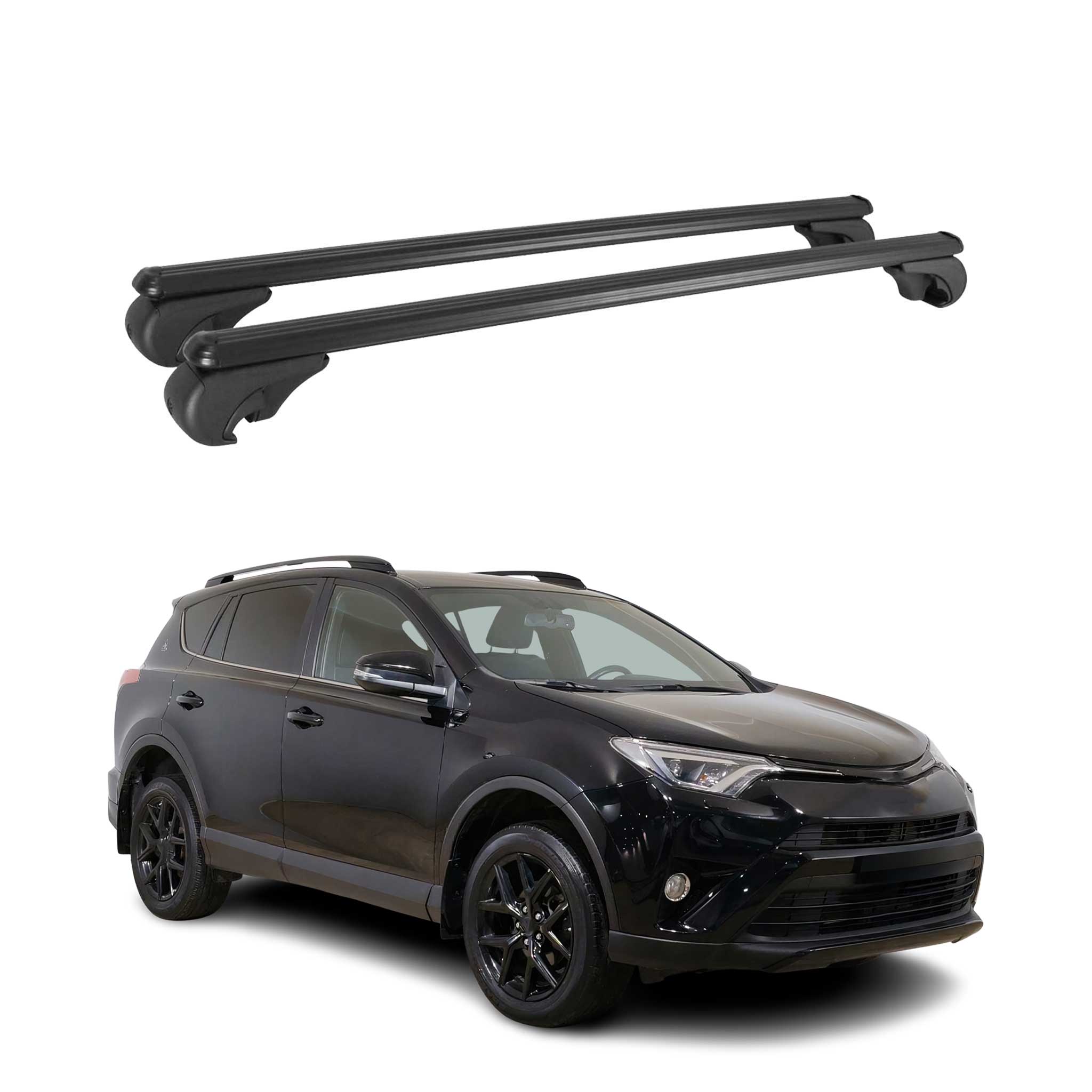 2019-2025 Toyota RAV4 Adventure Roof Rack Cross Bars Black