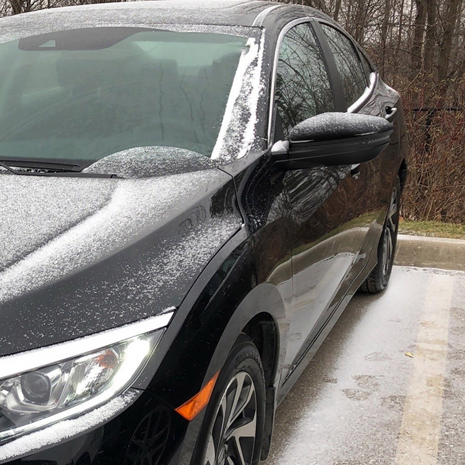 2016-2018 Honda Civic Black 7Pin Heated Side Mirror LED Turn Signal Driver