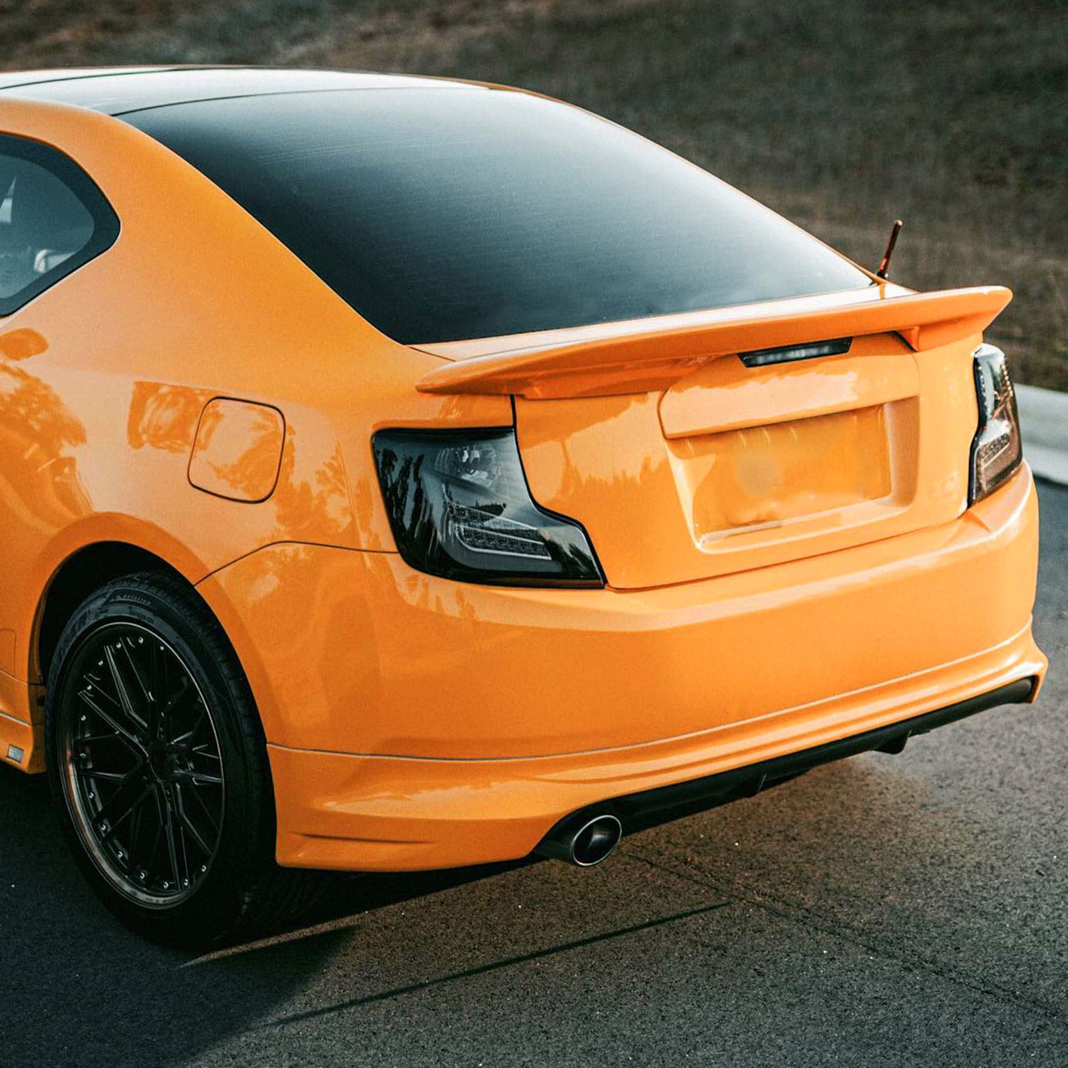 2011-2013 Scion tC LED Tail Lights Glossy Black Housing/Smoke Lens