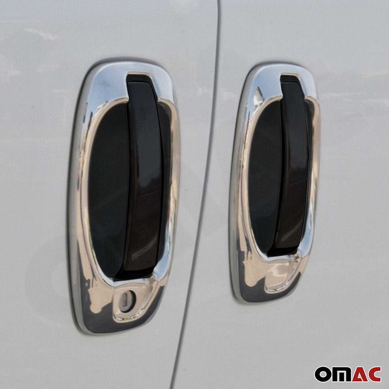 2015-2022 RAM ProMaster City Car Door Handle Cover Protector Steel 4 Pcs