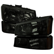 2002-2006 Chevy Avalanche/ 03-2007 Silverado Headlights Bumper Lights Smoke