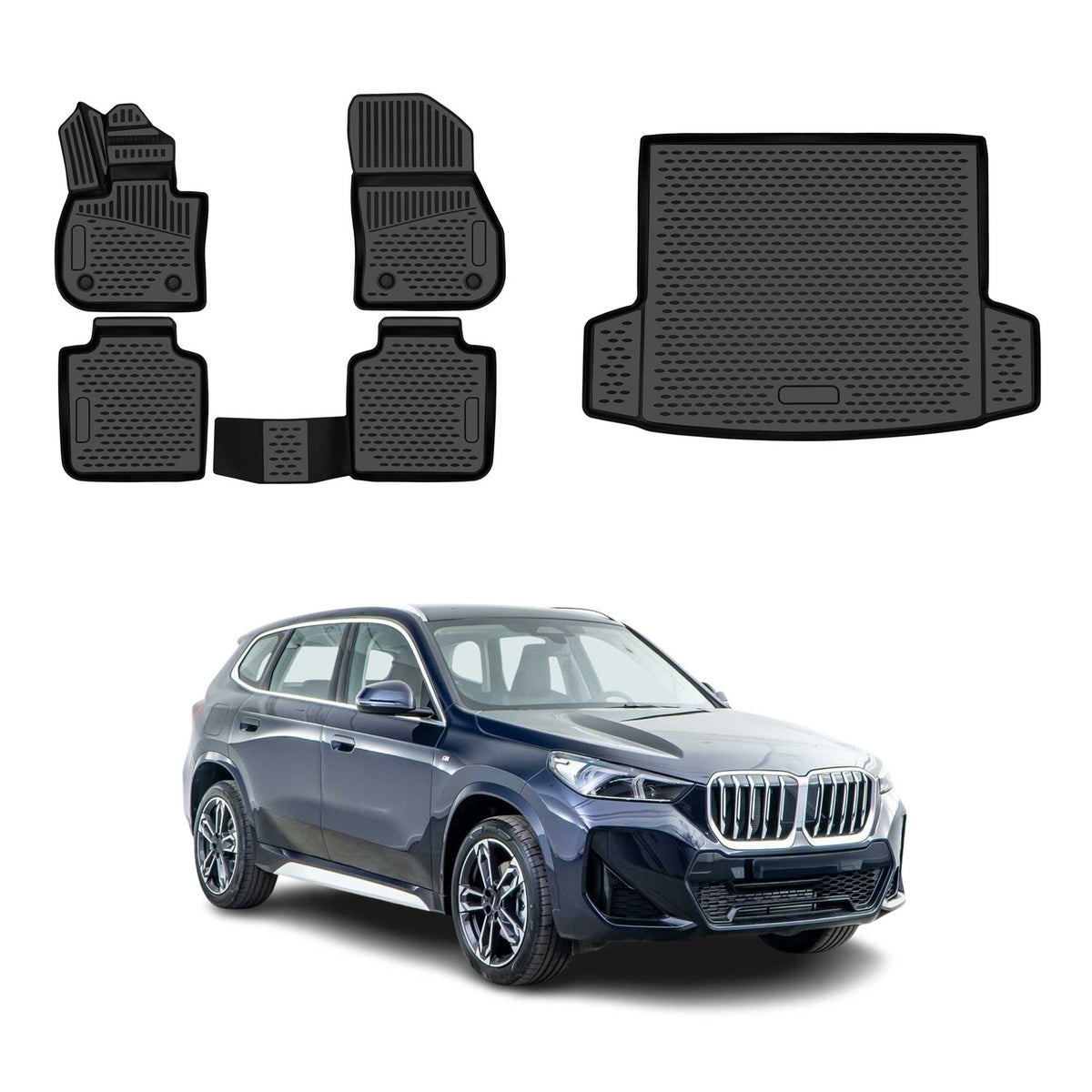 OMAC Floor Mats & Cargo Liners for Bmw X1 2023-2026 upper trunk