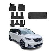 2022-2026 Kia Carnival Floor Mats & Cargo Liner Full Set All Weather Black