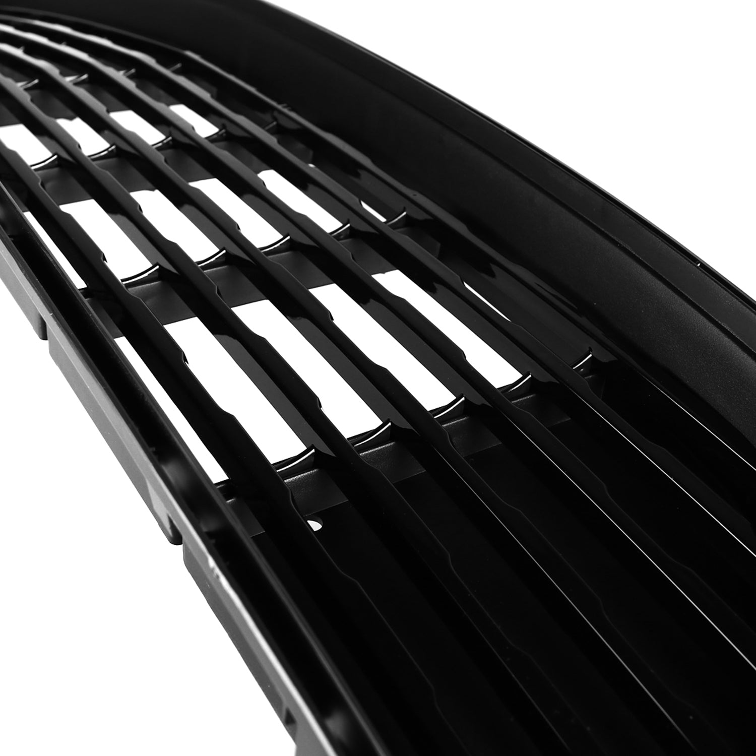 2015-2017 Ford Mustang Black ABS California Edition Upper & Lower Grille - 2PC