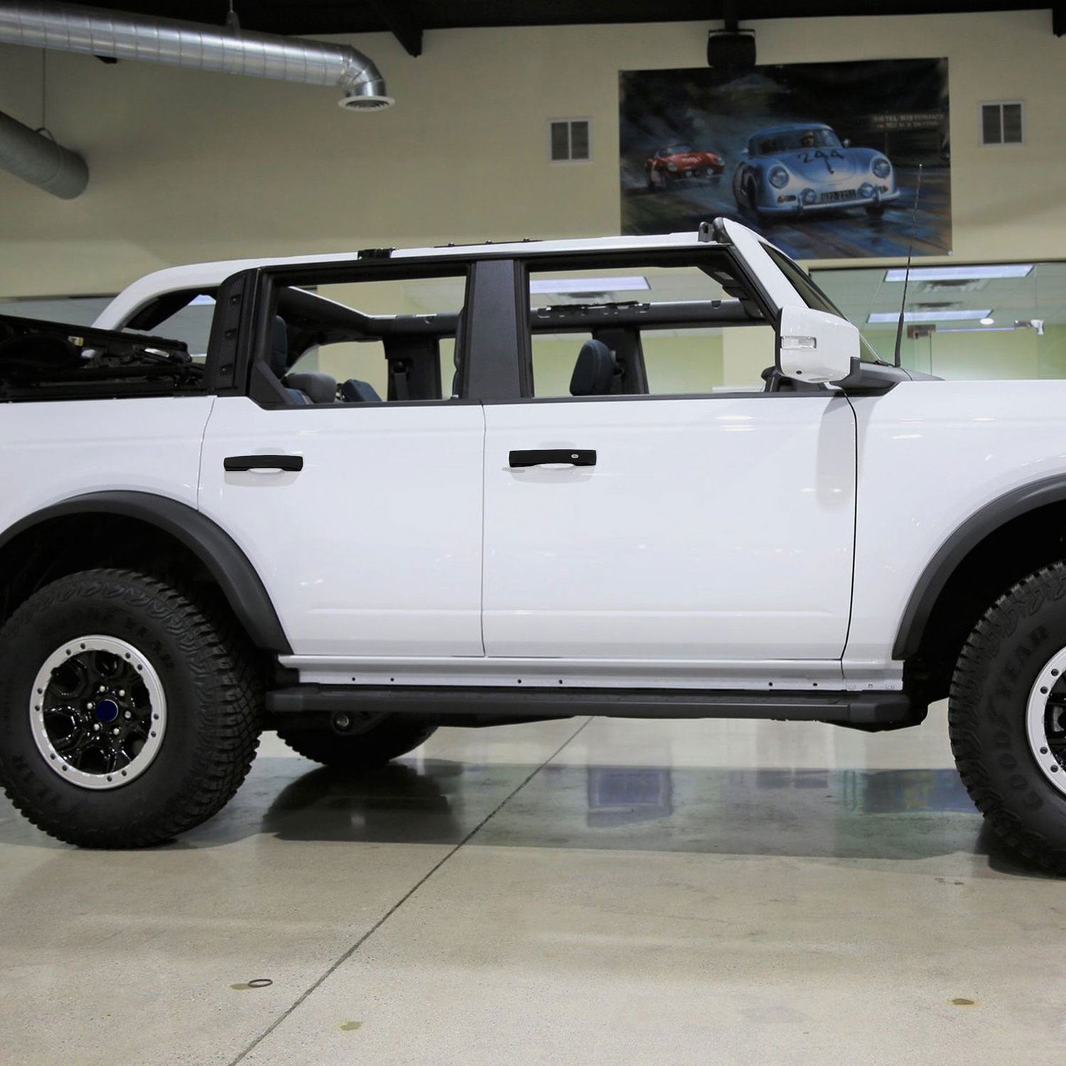 2021-2024 Ford Bronco Door Handle Cover Gloss Black 5Pcs ABS Plastic