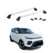 2020-2022 Kia Soul X-Line Roof Rack Cross Bars Black Luggage Carrier 2 Pcs