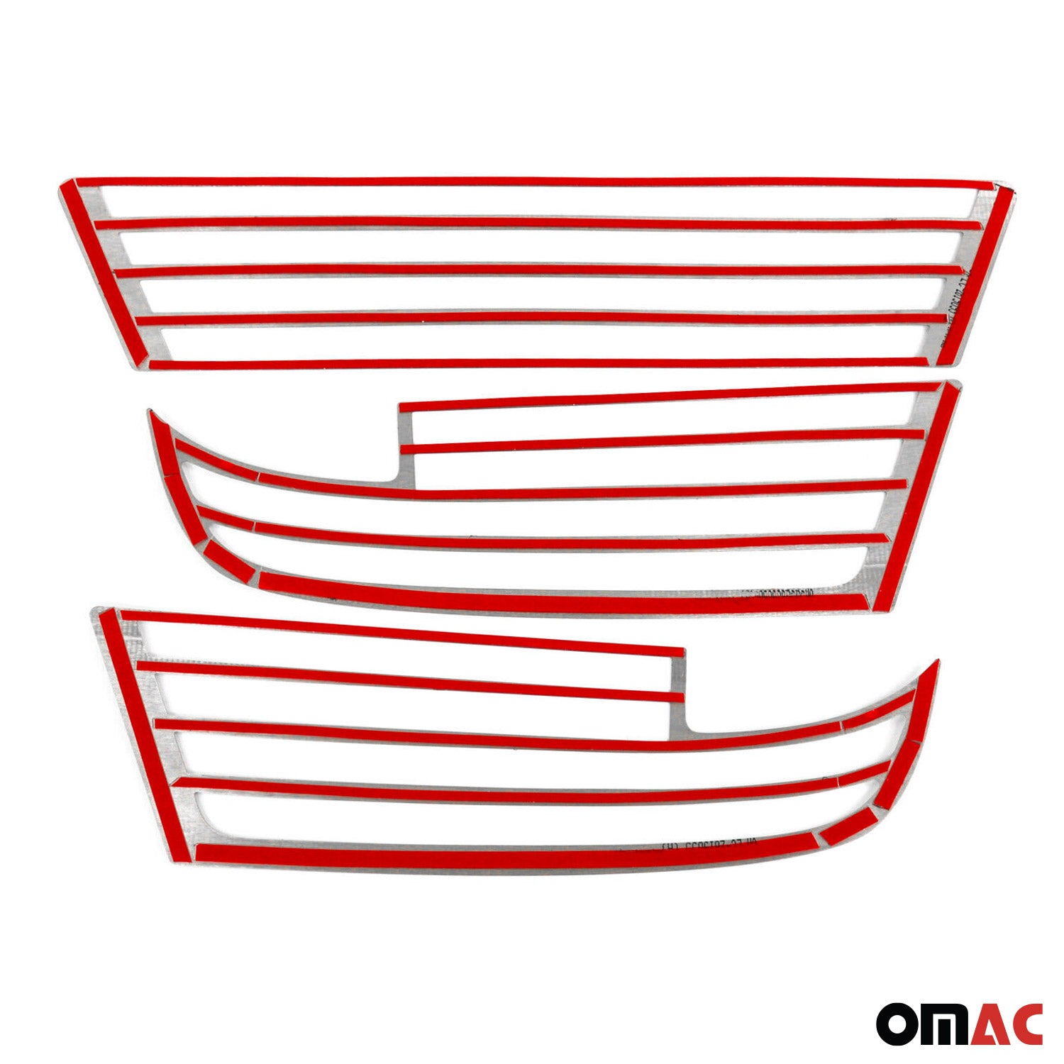 2019-2023 Ford Ranger Rear Bumper Sill Cover Protector Guard Stainless Steel Silver 3Pcs