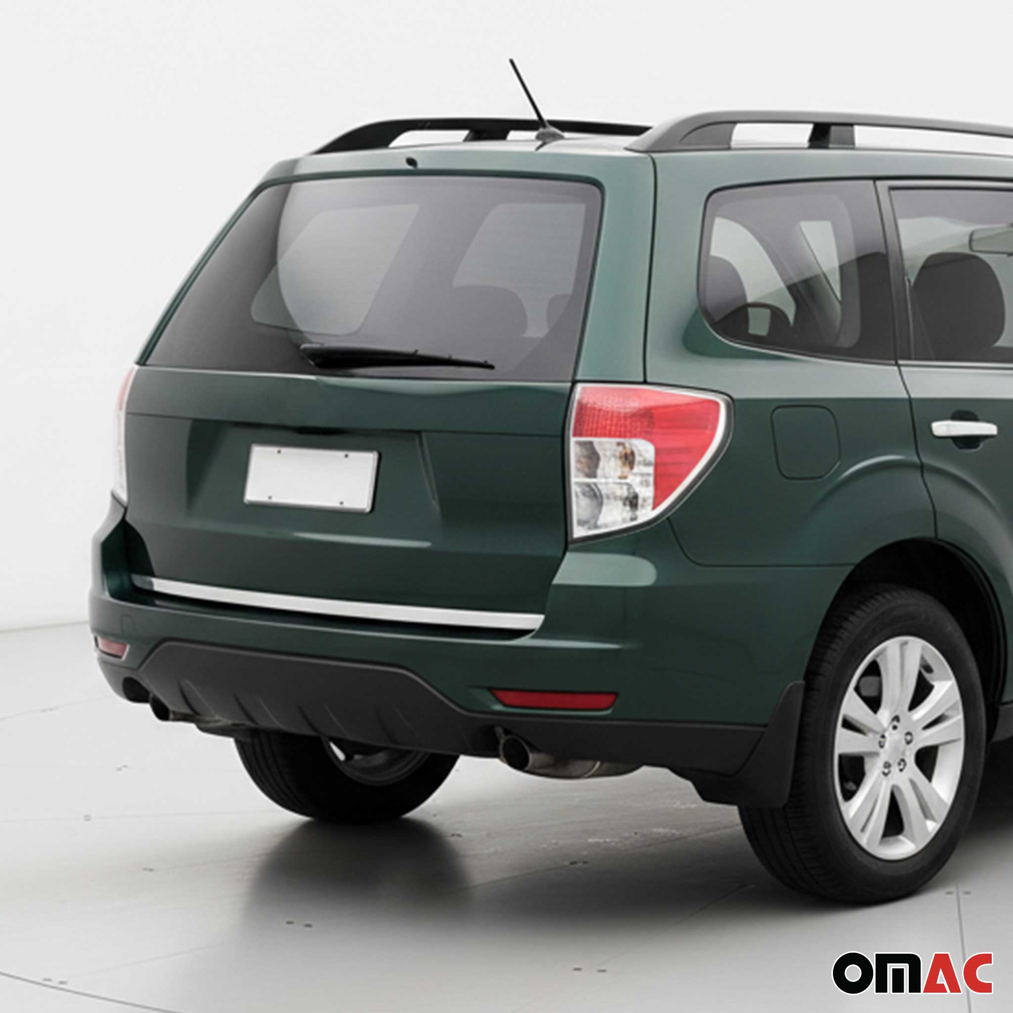 2009-2013 Subaru Forester Rear Trunk Molding Trim Stainless Steel Silver