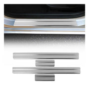 2018-2024 Nissan Kicks Door Sill Scuff Plate Scratch Protector Stainless Steel 4x
