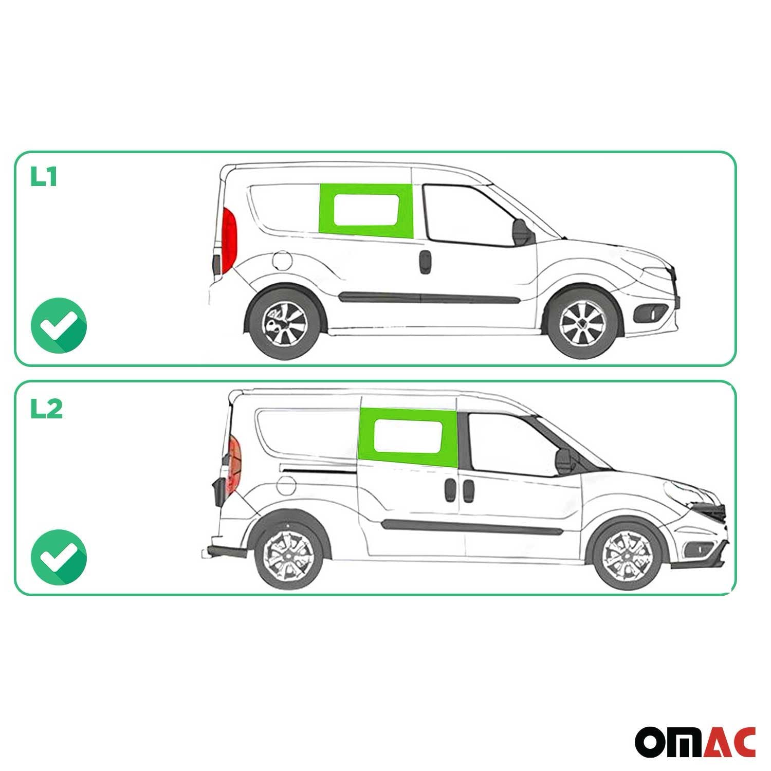 2015-2022 RAM ProMaster City Window Glass Front Right Side