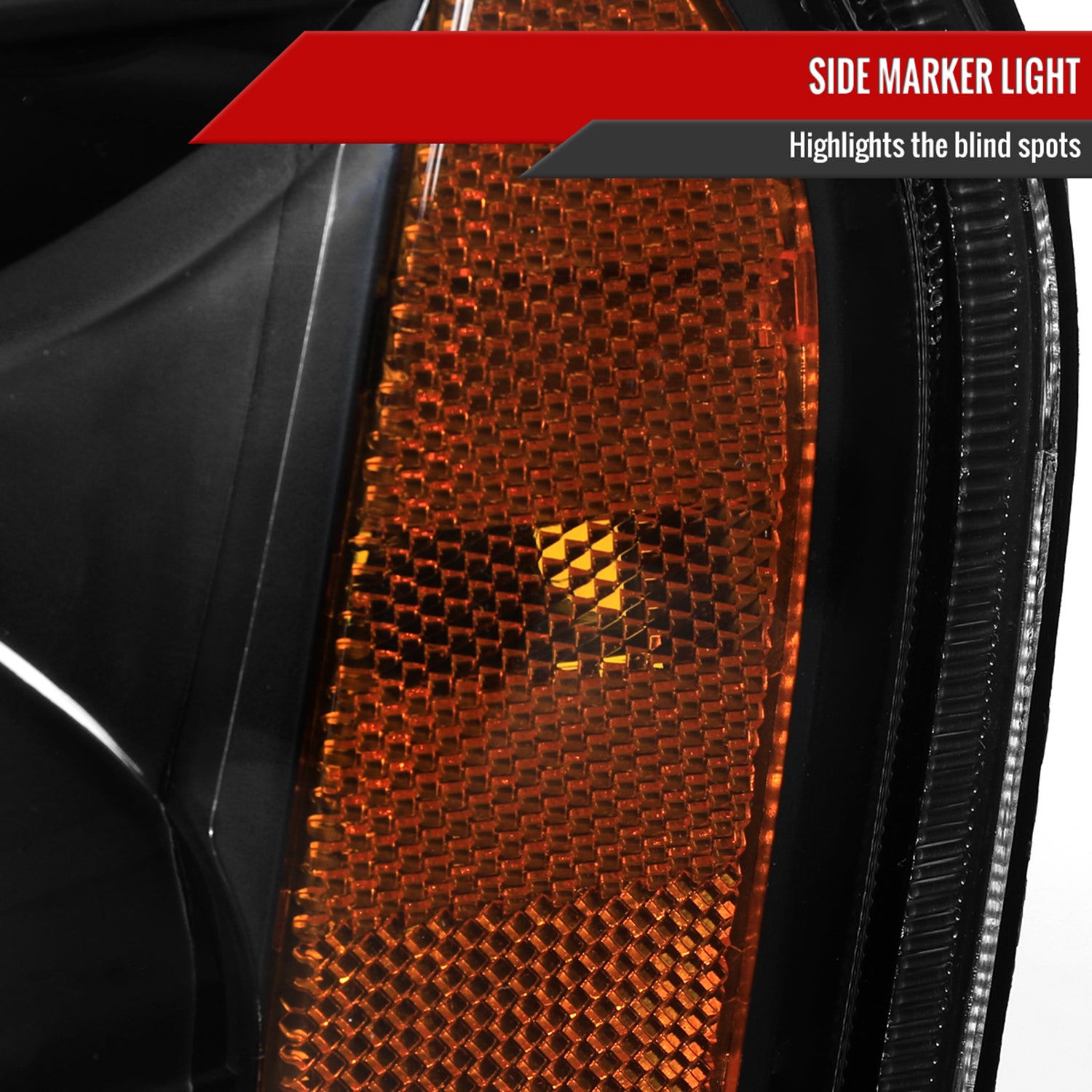 2001-2004 Nissan Frontier XE Factory Style Headlights Matte Black/Clear Lens