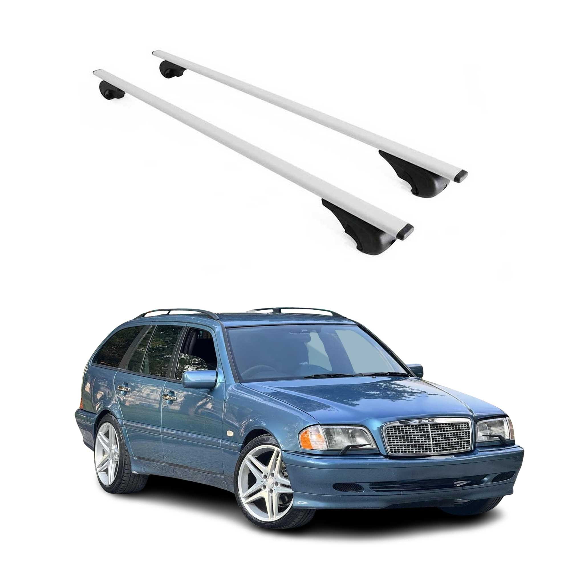 Roof Racks Cross Bars Luggage Carrier for Mercedes C Class S203 Wagon 2001-2007