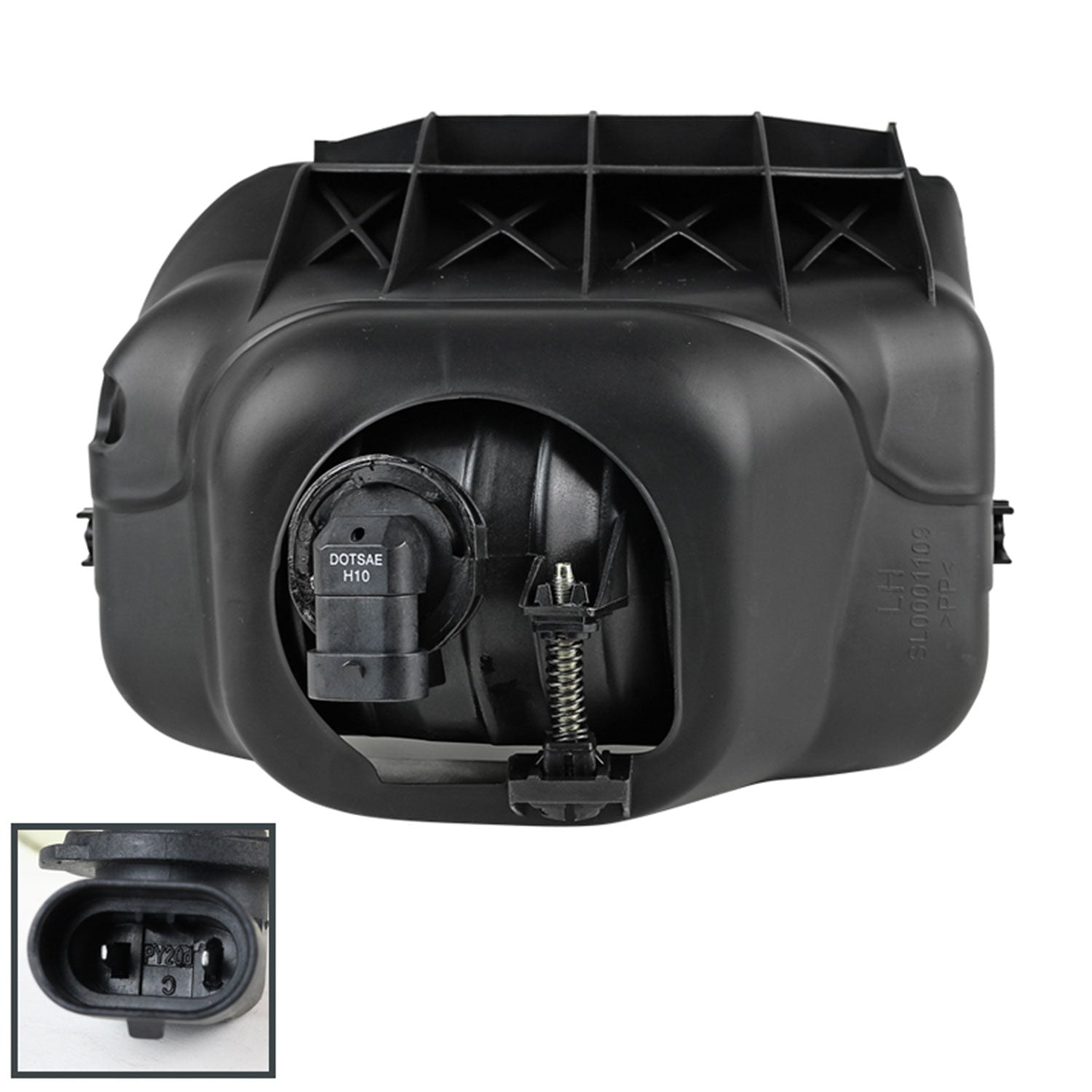 2002-2007 Chevy Silverado/Avalanche H10 Fog Lights Chrome Housing/Clear Lens