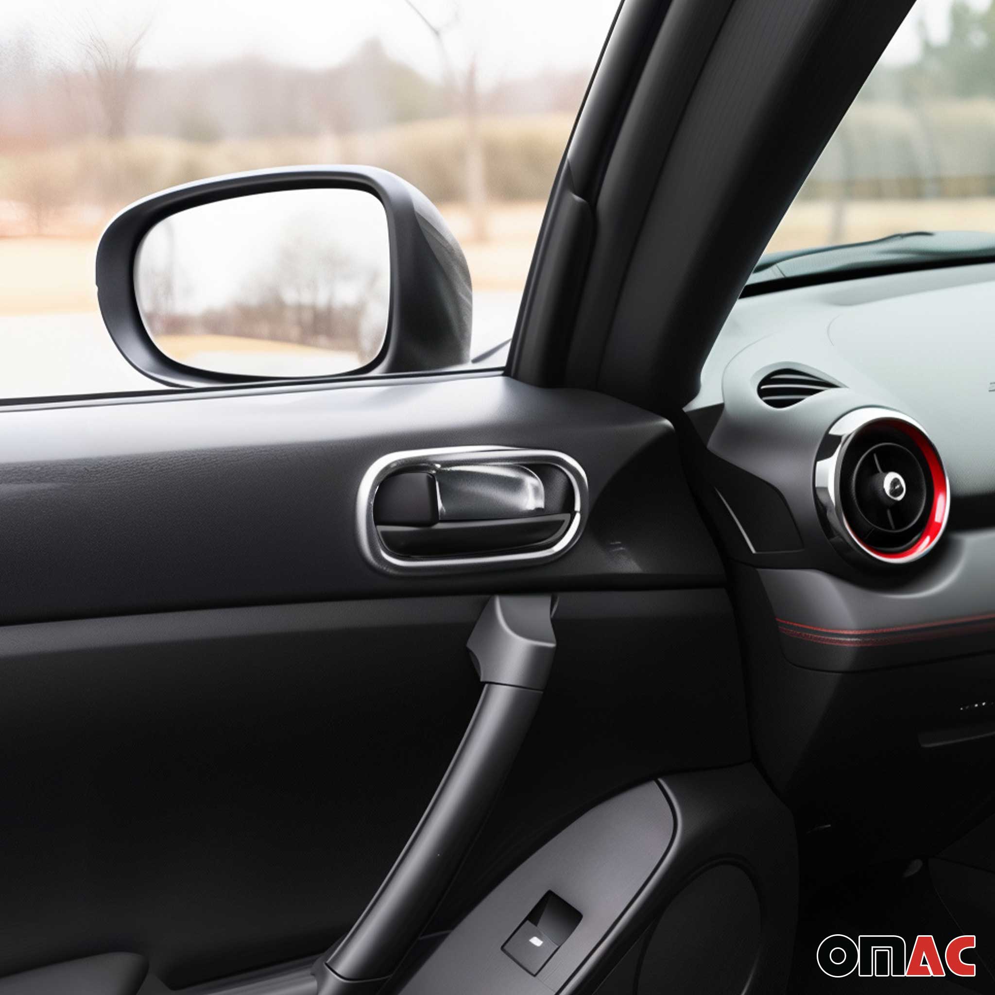 2016-2023 Mazda MX-5 Miata Car Door Handle Cover Protector Silver Chrome