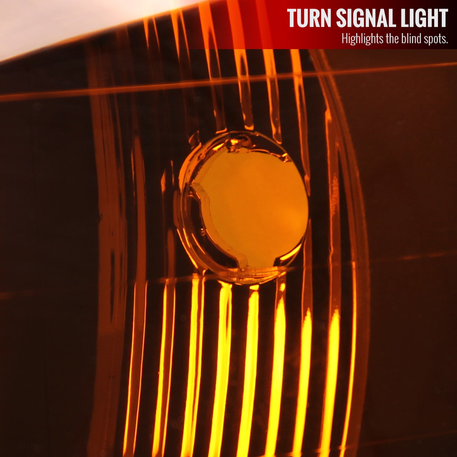 1995-2001 Subaru Impreza Corner Lights Chrome Housing/Amber Smoke Lens