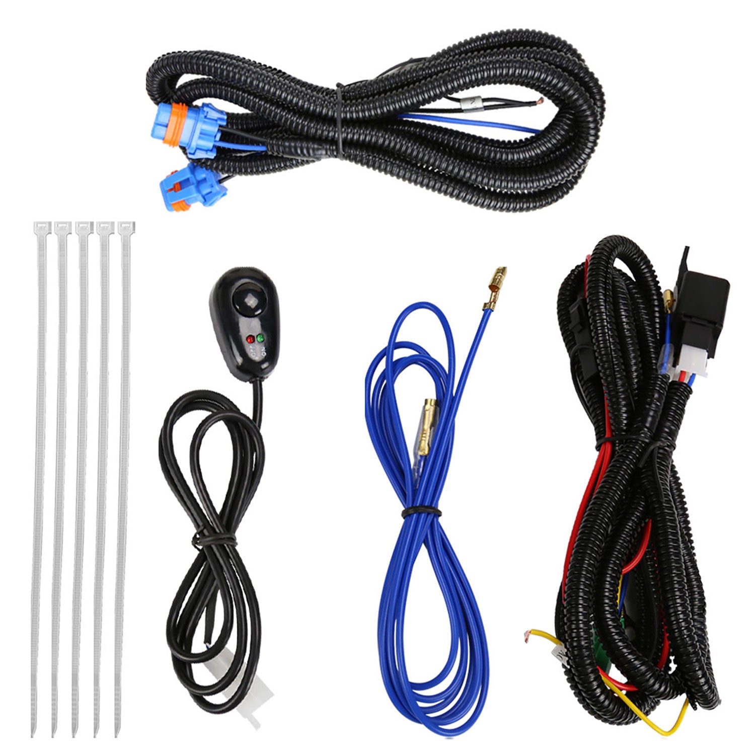 2003-2006 GMC Sierra / 2007 Sierra Classic H10 Fog Lights Kit Chrome/Clear