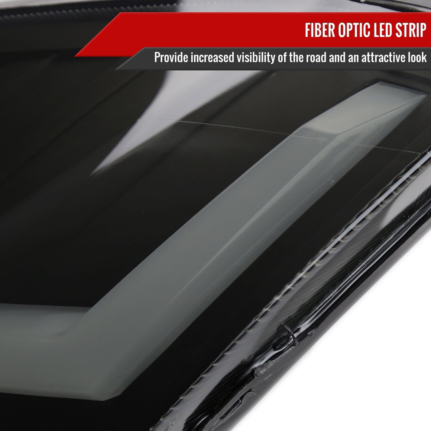 2006-2009 Nissan 350Z Turn Signal Animated LED Bar Projector Headlights Smoke