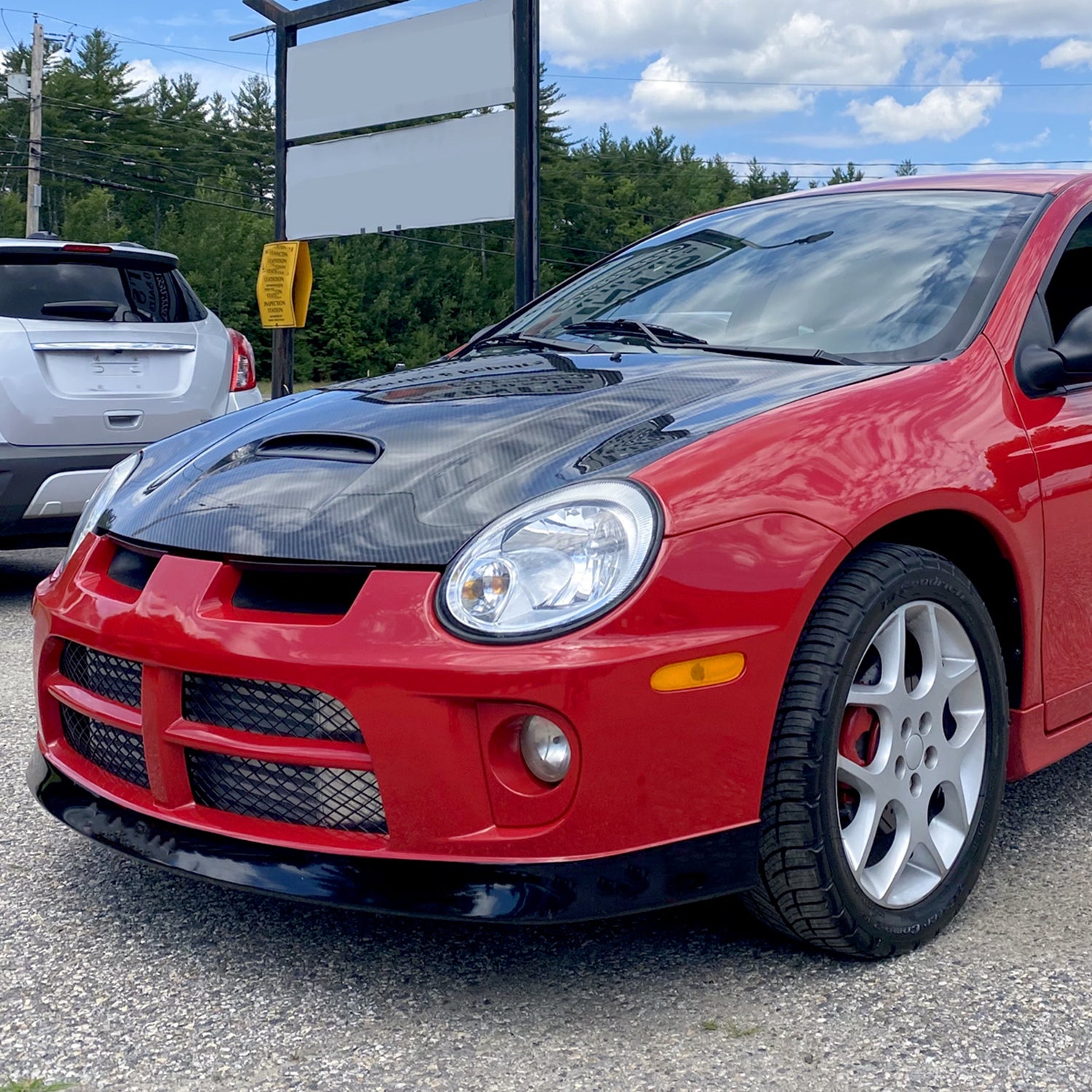 2003-2005 Dodge Neon Factory Style Headlights Chrome Housing/Clear Lens