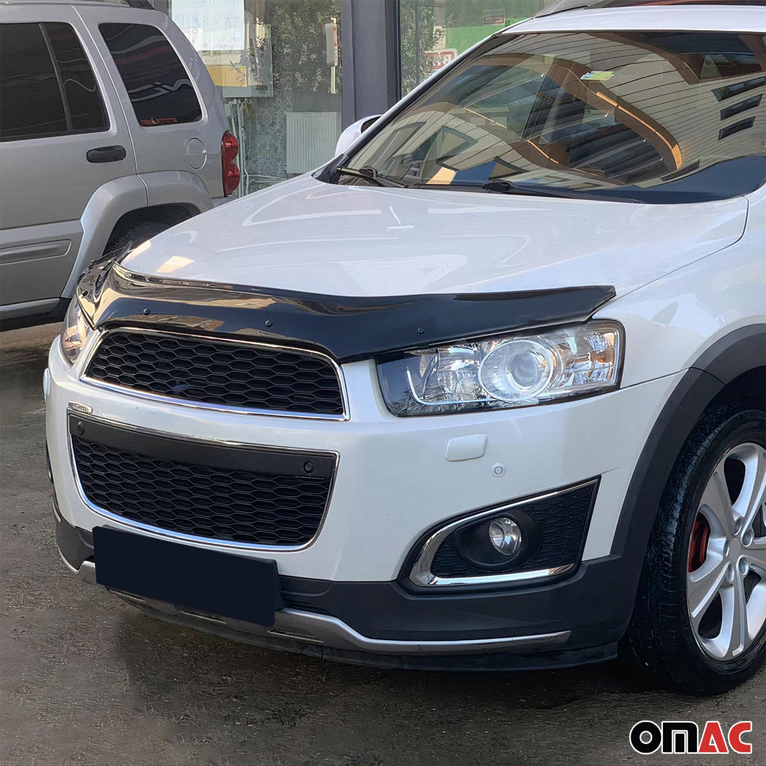 2011-2018 Chevrolet Captiva Front Bug Shield Hood Deflector 1 Pc Smoke
