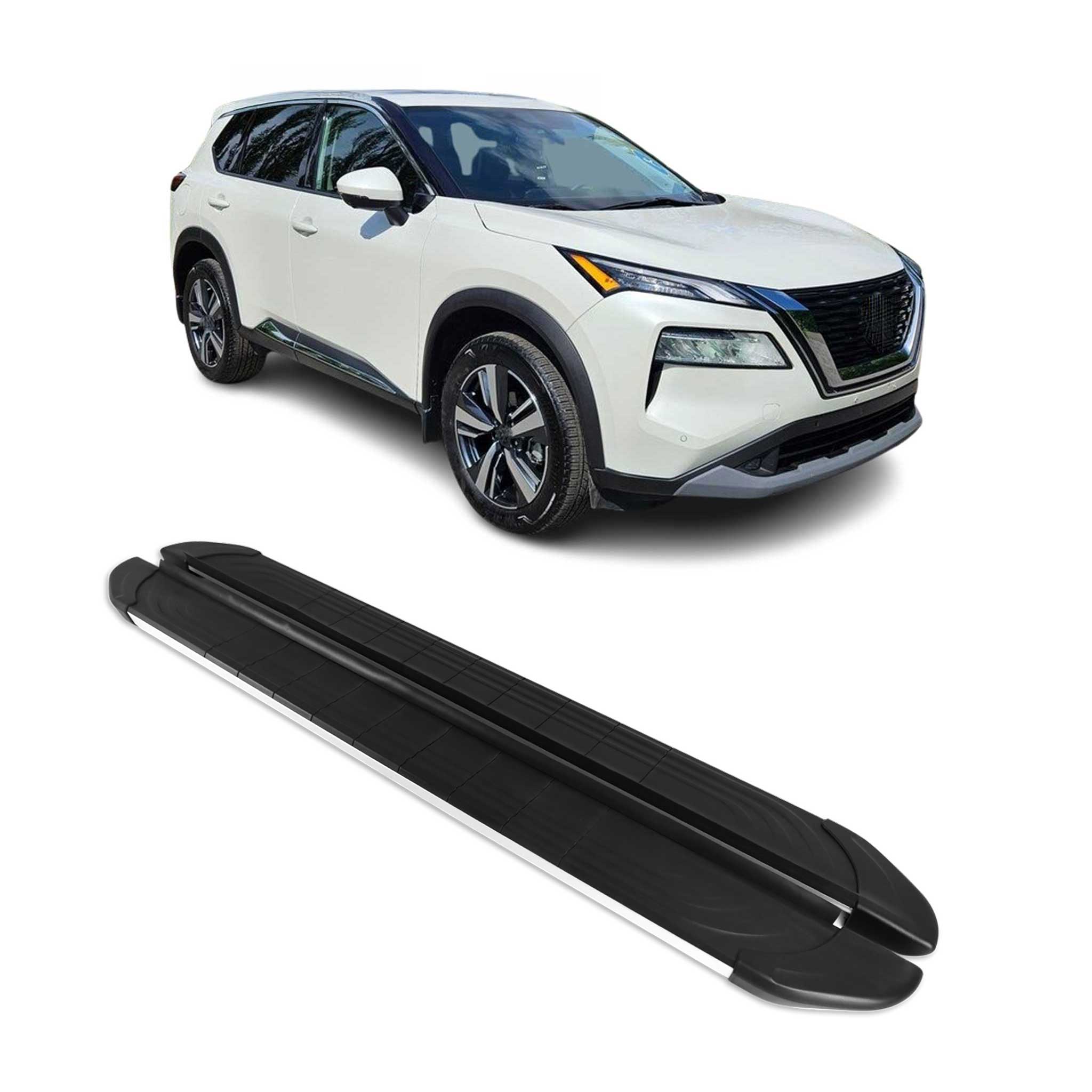 2021-2026 Nissan Rogue Nerf Bar Side Step Running Boards Alu 2x