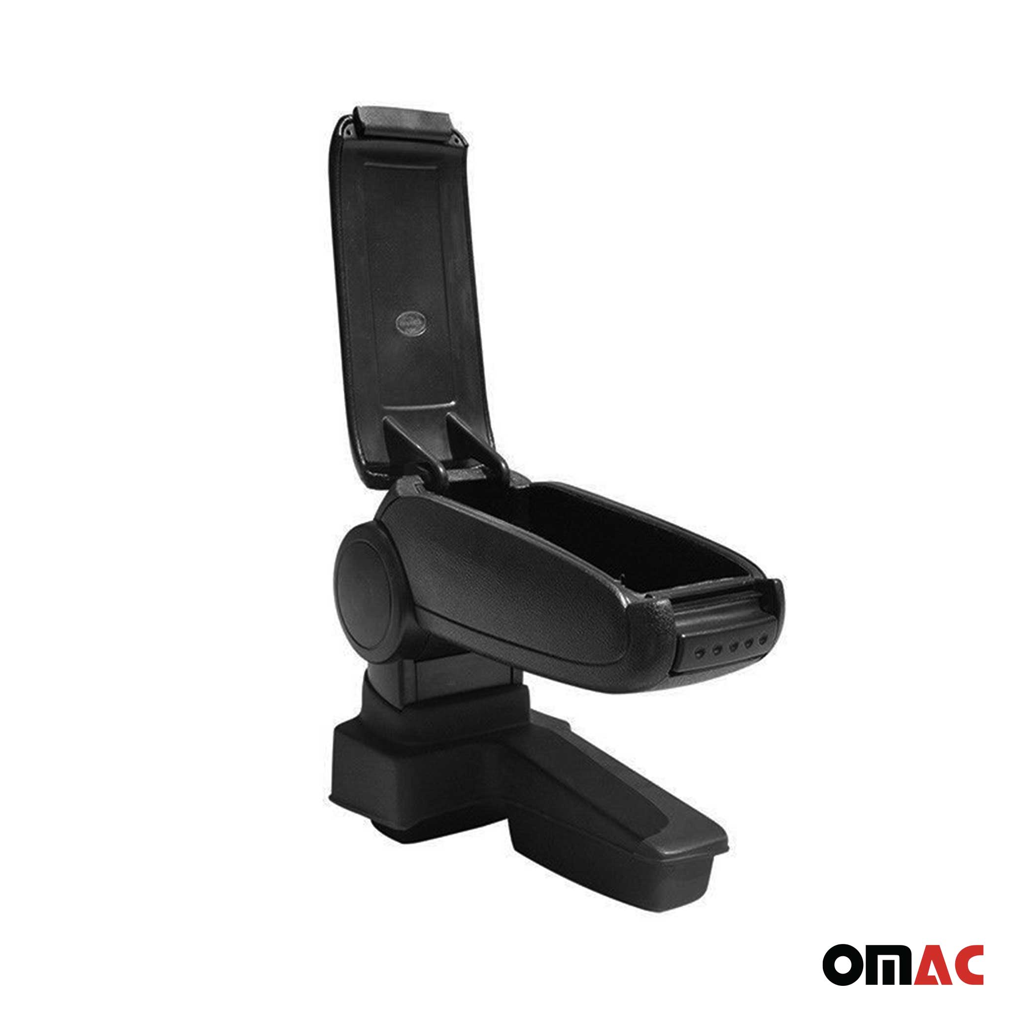 1998-2006 VW Golf Mk4 Black Center Console Armrest Plastic PU Leather 1Pc