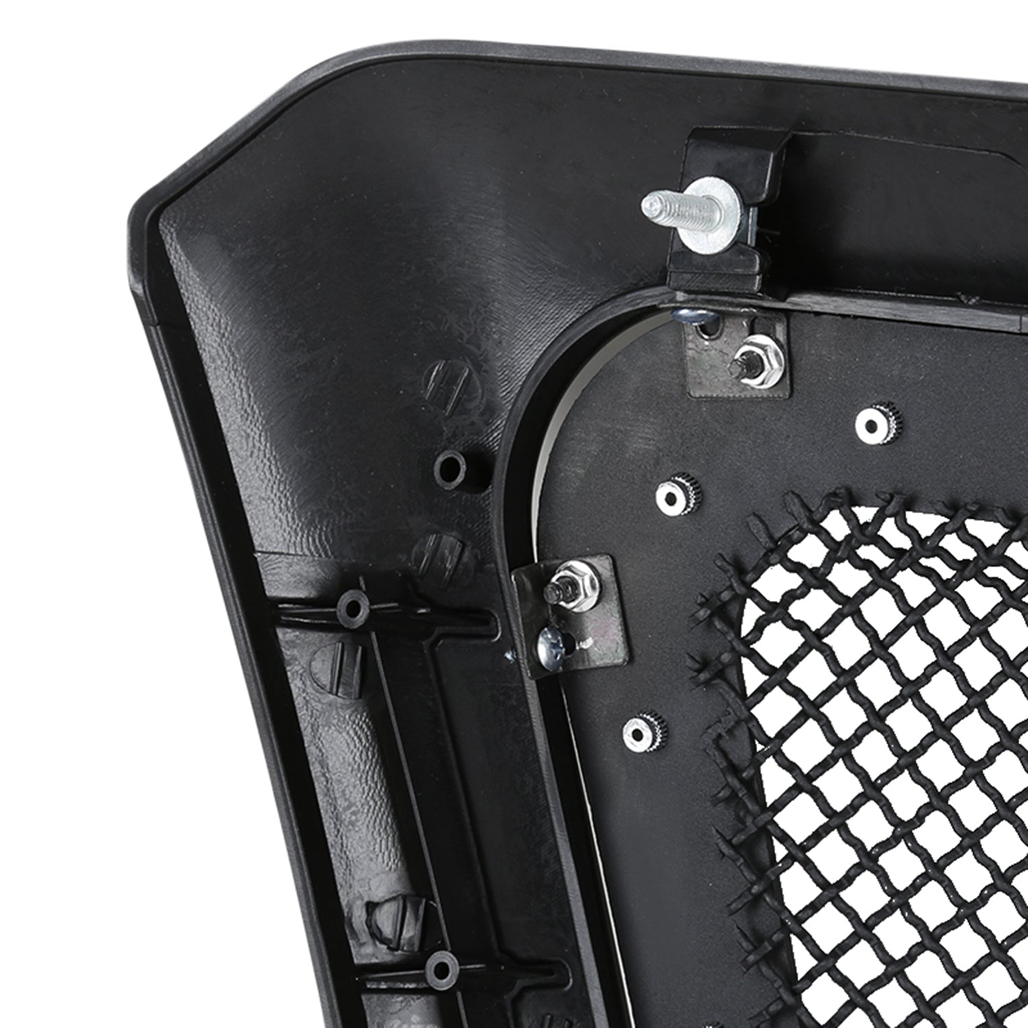 2004-2008 Ford F-150/Lincoln Mark LT Black ABS Rivet Style Grille w/Steel Mesh