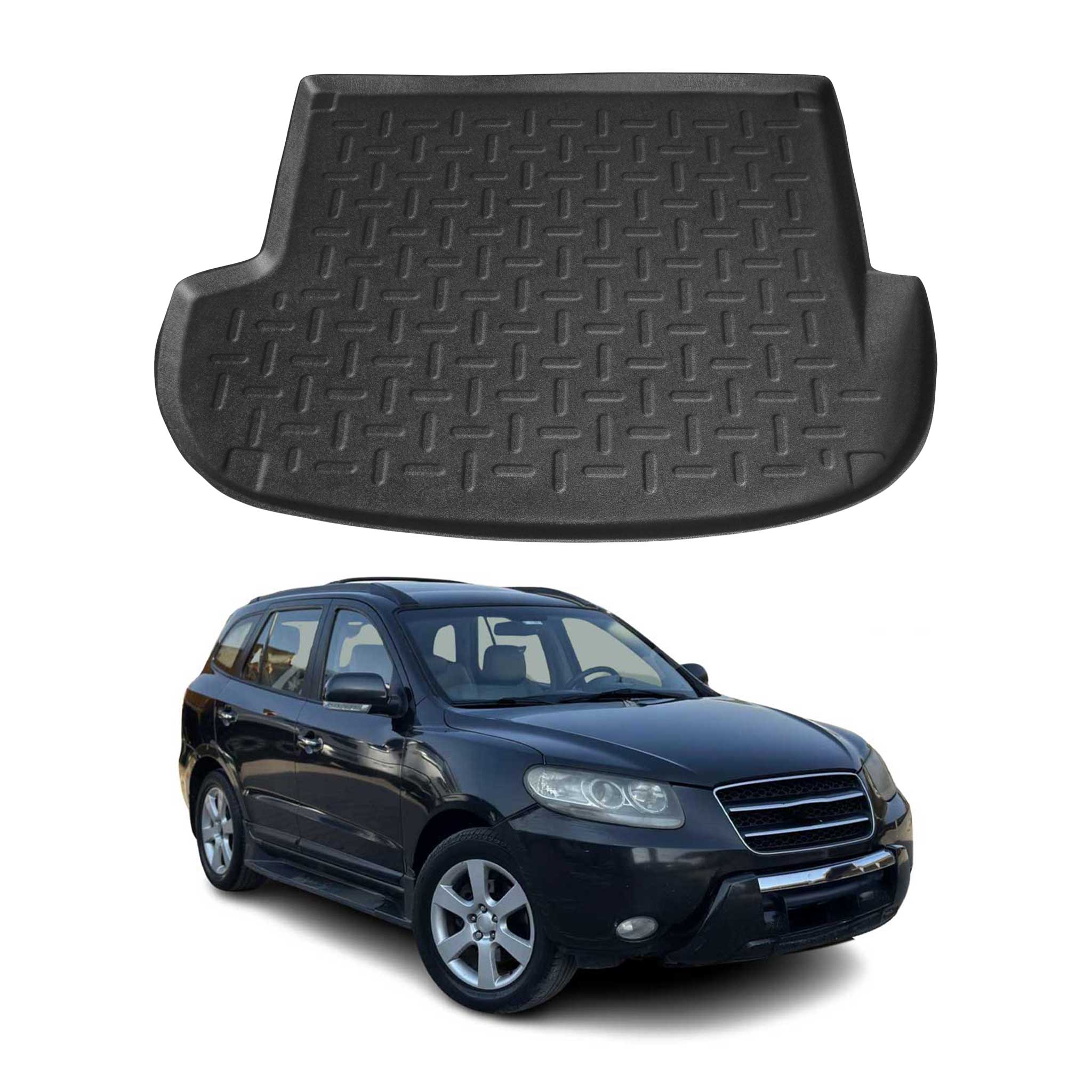 2007-2012 Hyundai Santa Fe Cargo Liner Trunk Mat All Weather Black