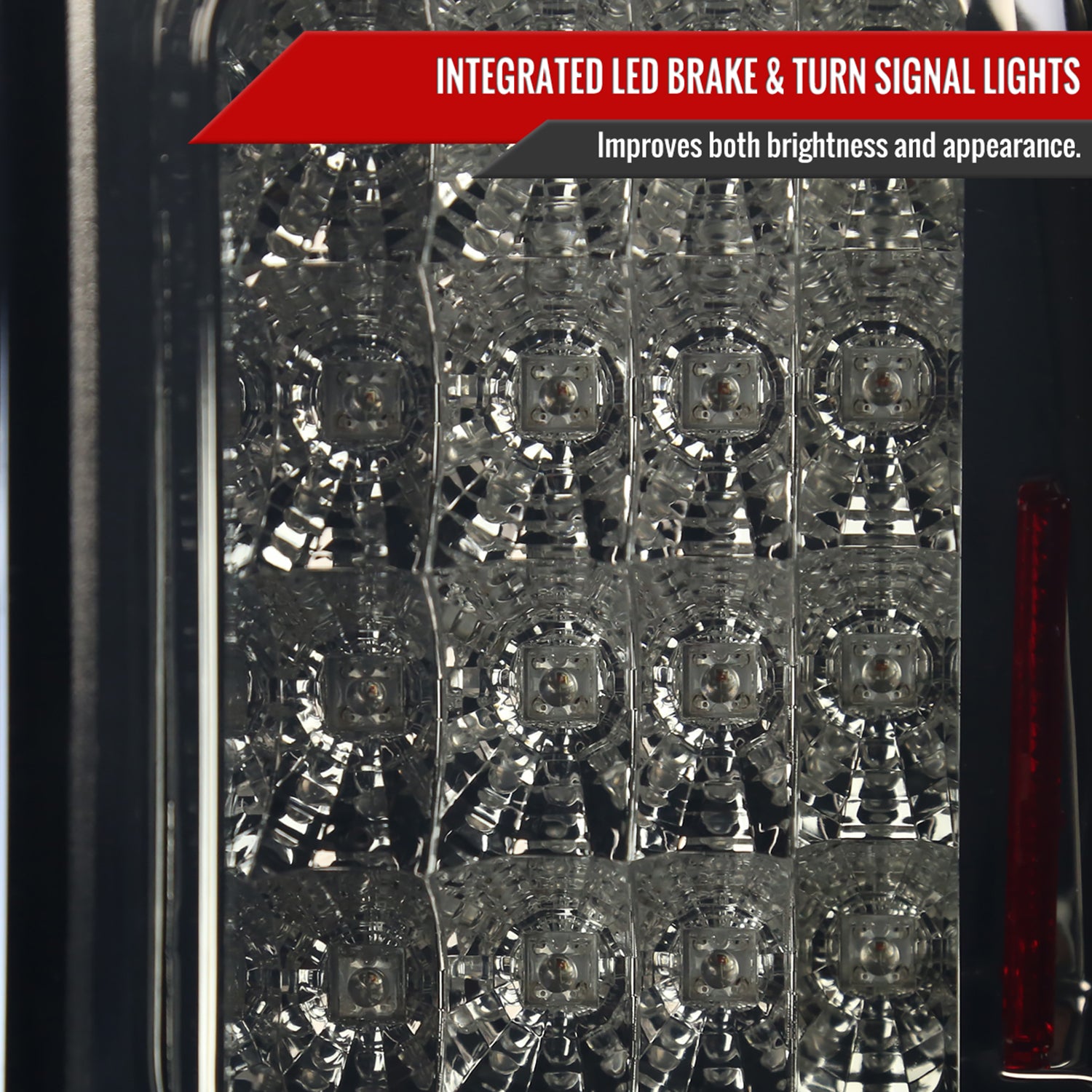 2005-2015 Nissan Armada LED Tail Lights Chrome Housing/Smoke Lens