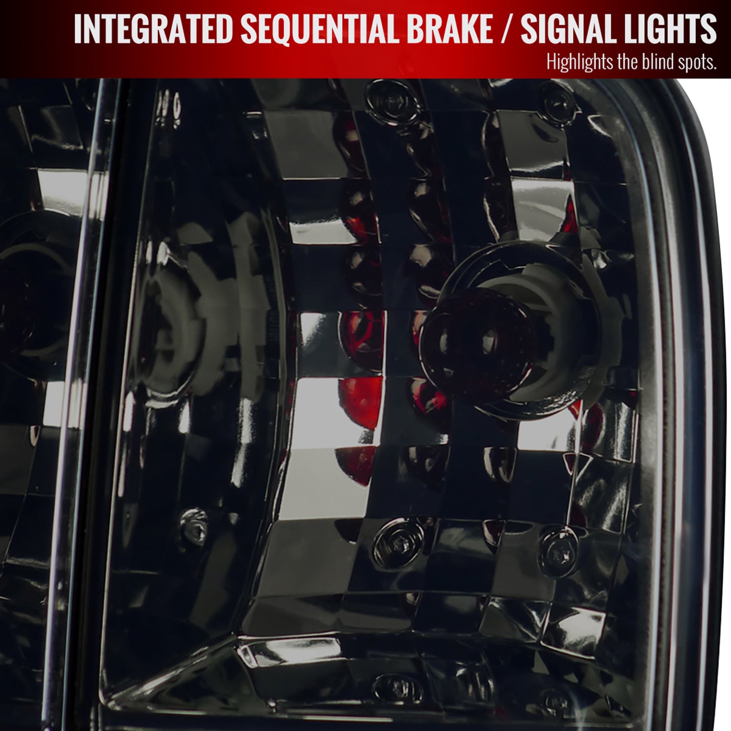 2005-2009 Ford Mustang Sequential Tail Lights Chrome Housing/Smoke Lens