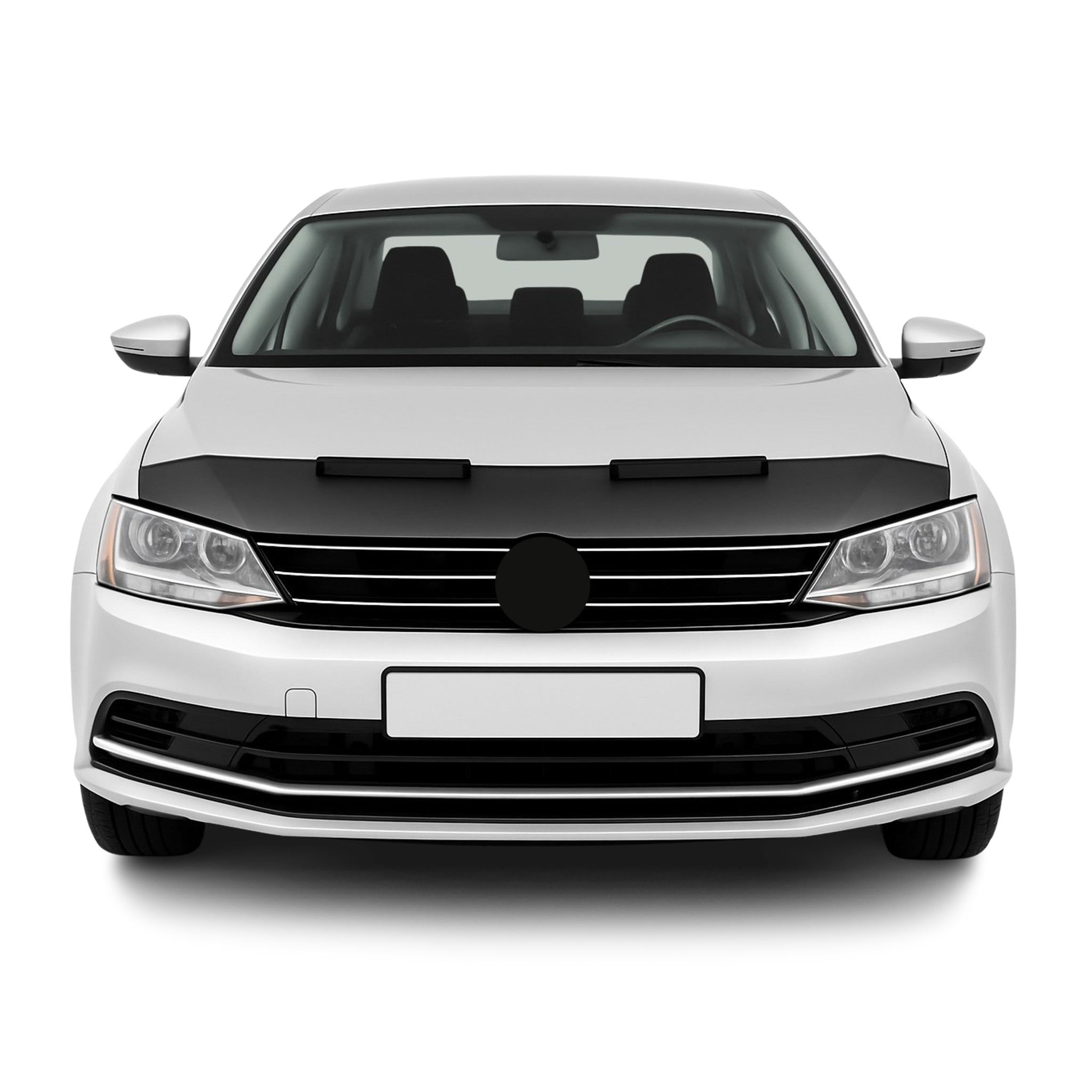 2011-2018 VW Jetta A6 Car Bonnet Mask Hood Bra Black 1 Pc