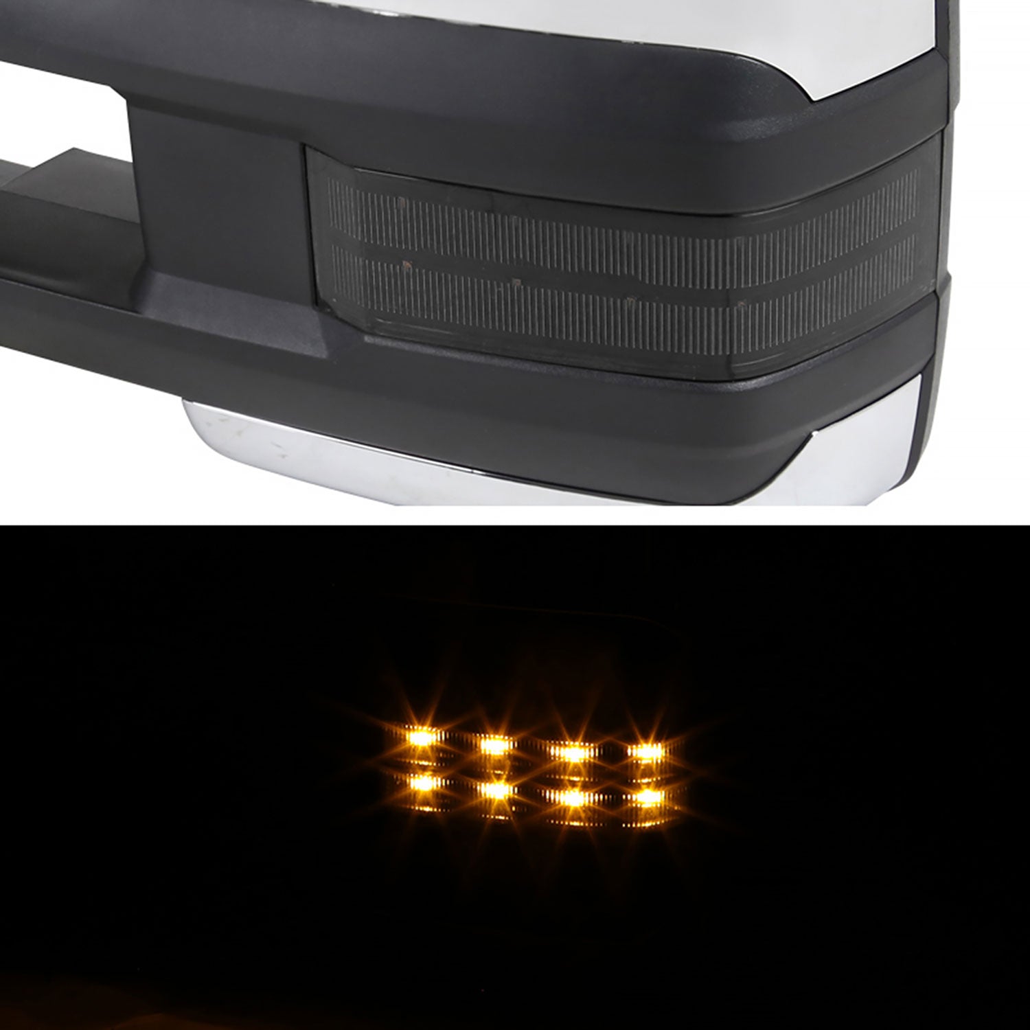 2002-2007 Chevy Silverado/Tahoe/Sierra/Yukon Heated Towing Mirrors Smoke Lens