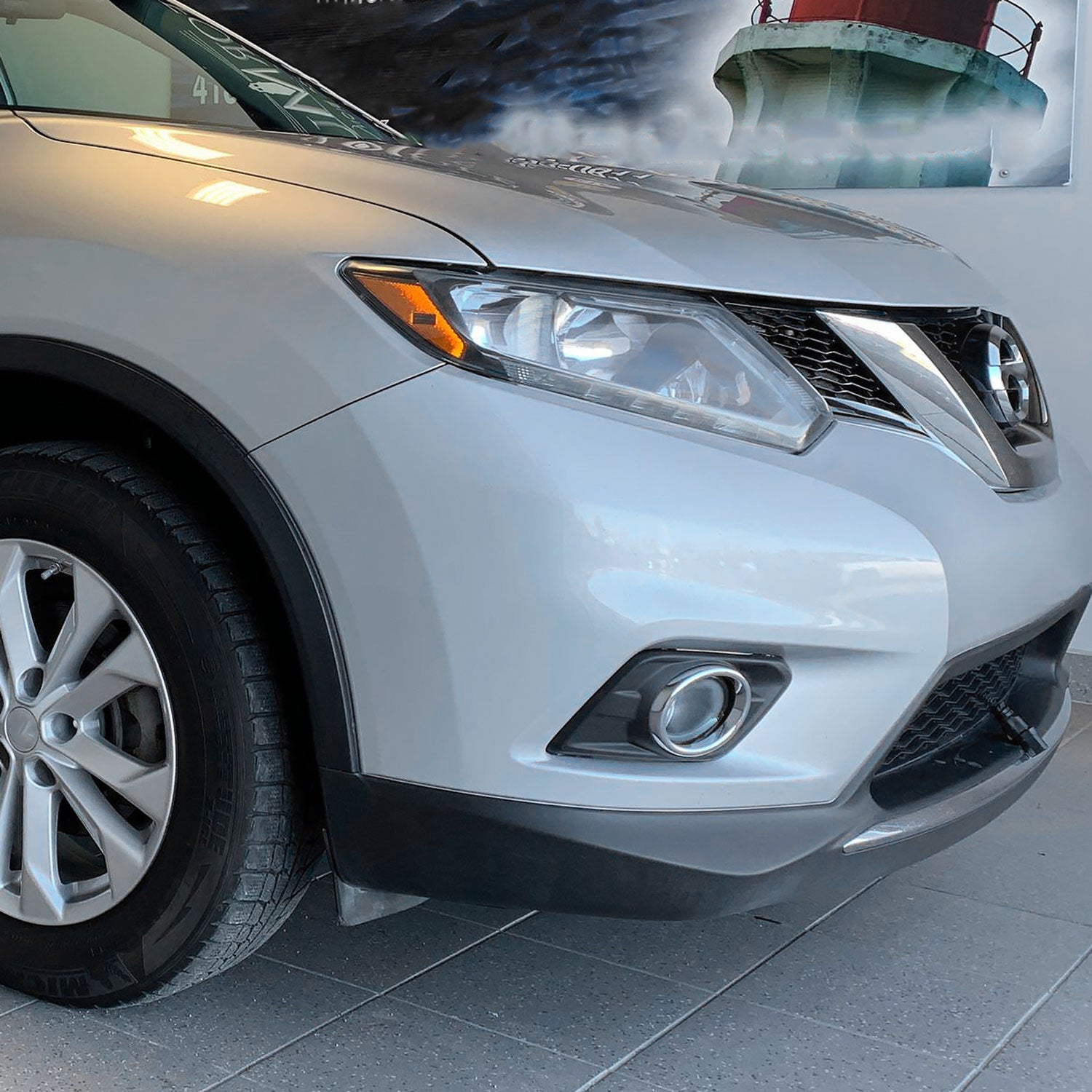 2014-2016 Nissan Rogue H11 Fog Lights Kit Switch & Wiring Harness Chrome/Clear