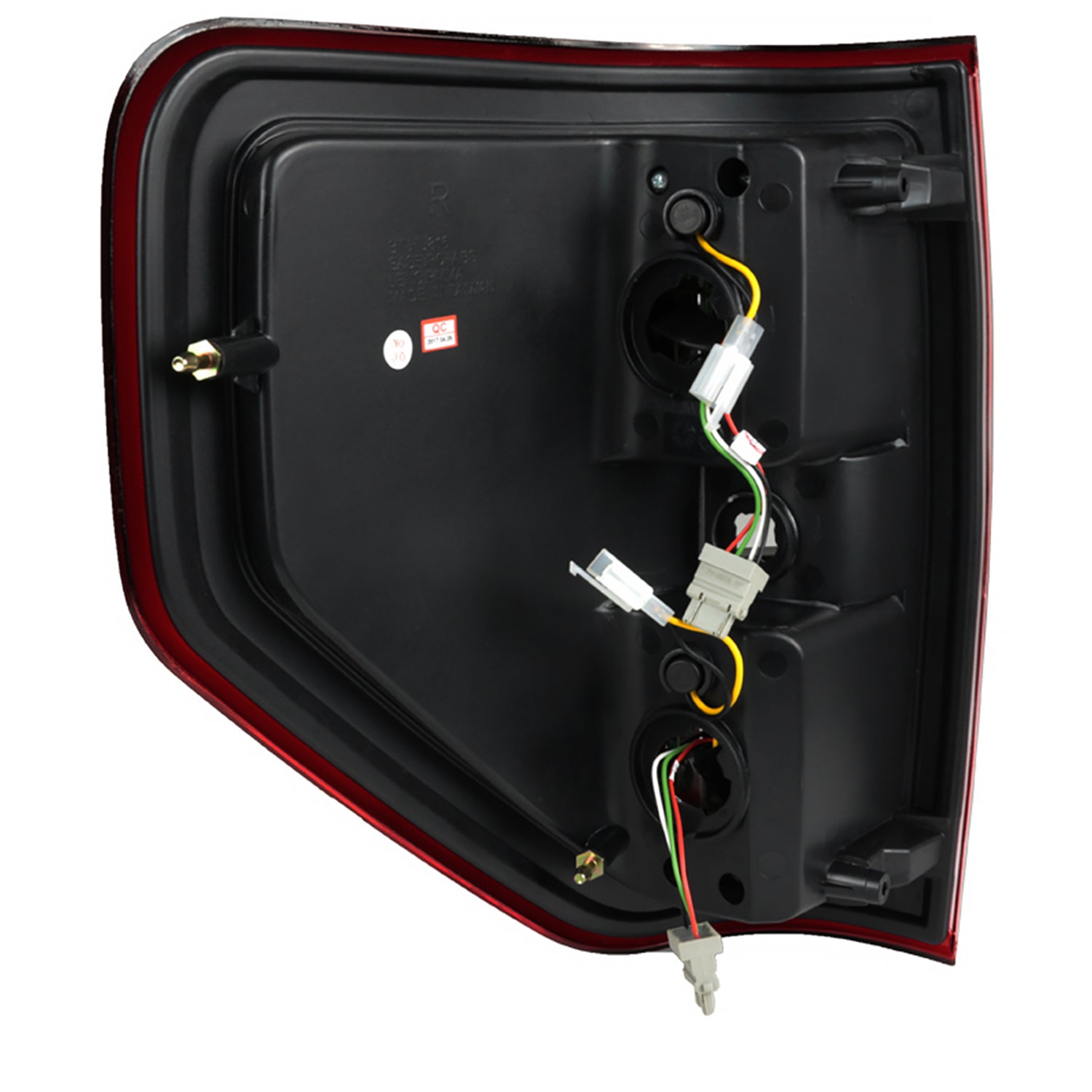 2009-2014 Ford F-150 LED Tail Lights Chrome Housing/Red Lens