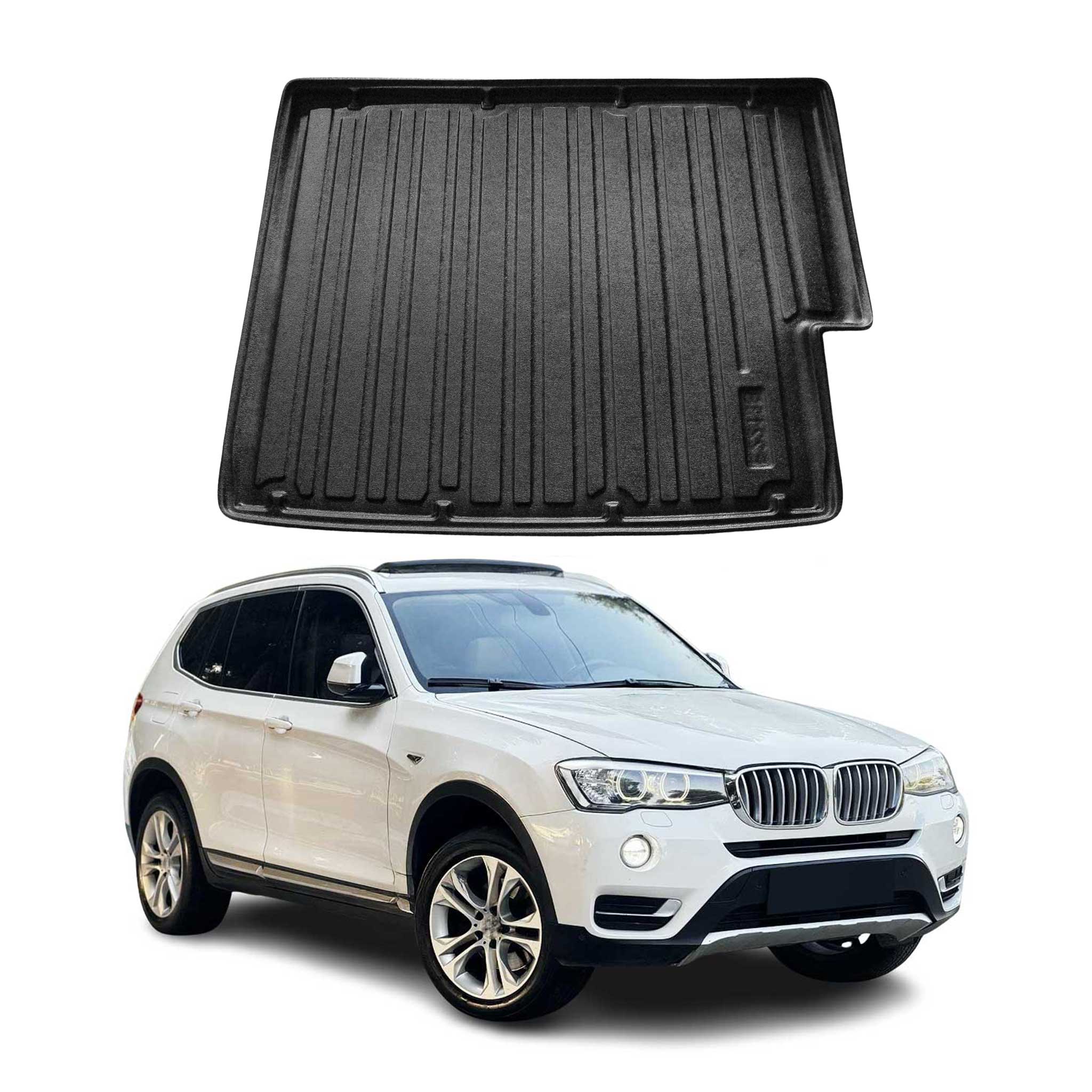 2011-2017 BMW X3 F25 Cargo Liner Trunk Mat All Weather Black