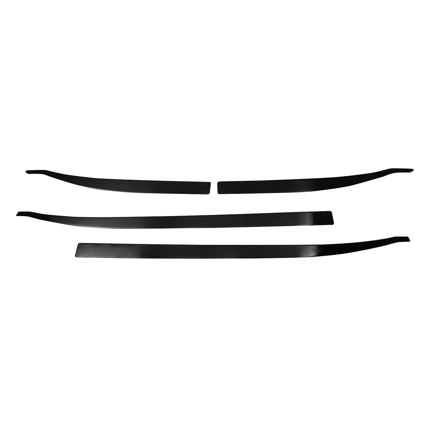 2015-2024 Jeep Renegade Side Door Molding Trim Brushed Steel Dark