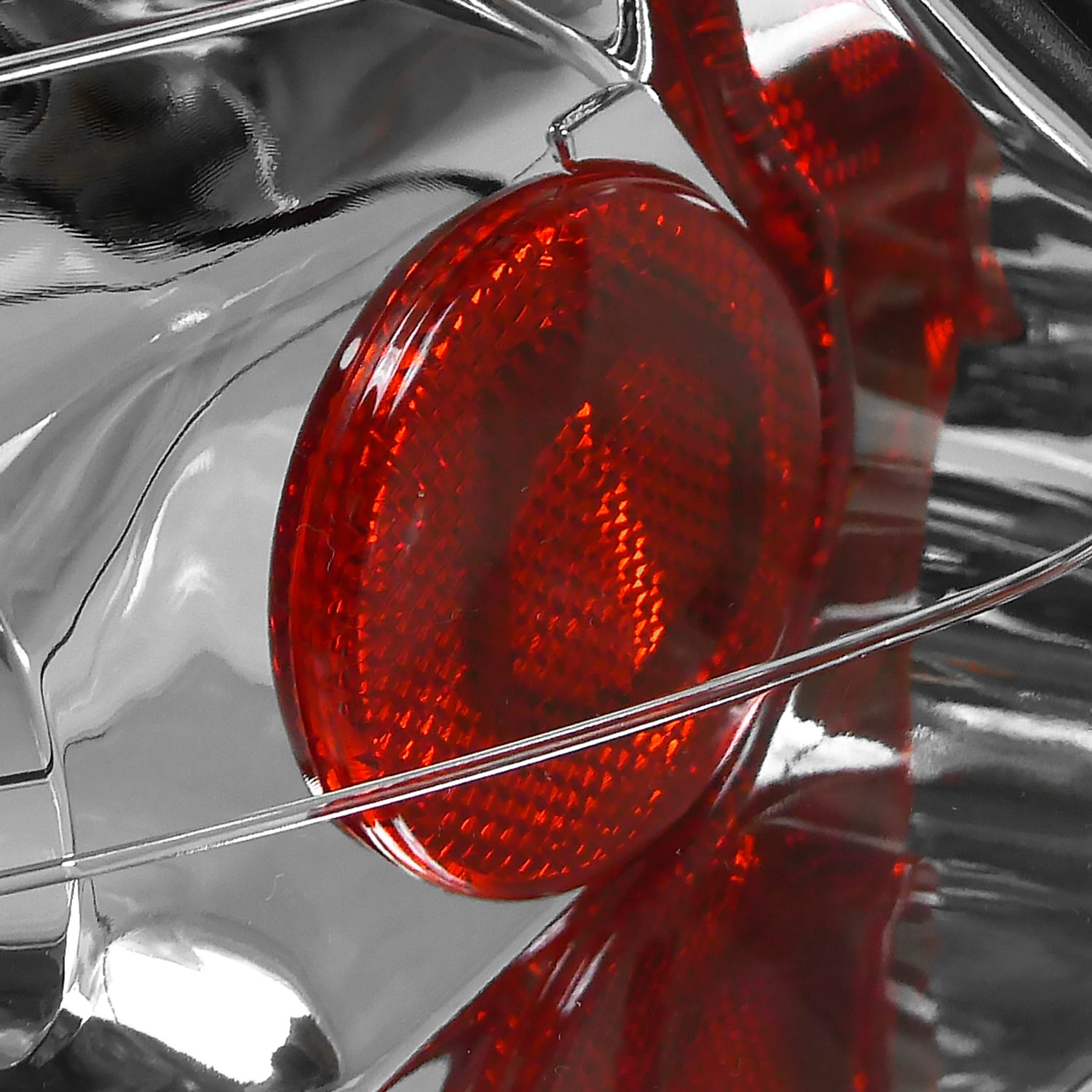 2006-2011 Honda Civic Sedan Tail Lights Chrome Housing/Clear Lens