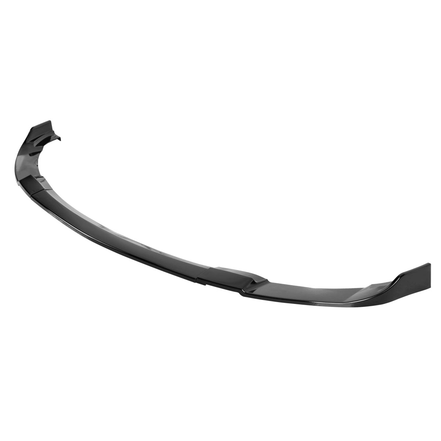 2012-2017 Hyundai Veloster Glossy Black 3Pcs Front Bumper Lip Splitter Kit