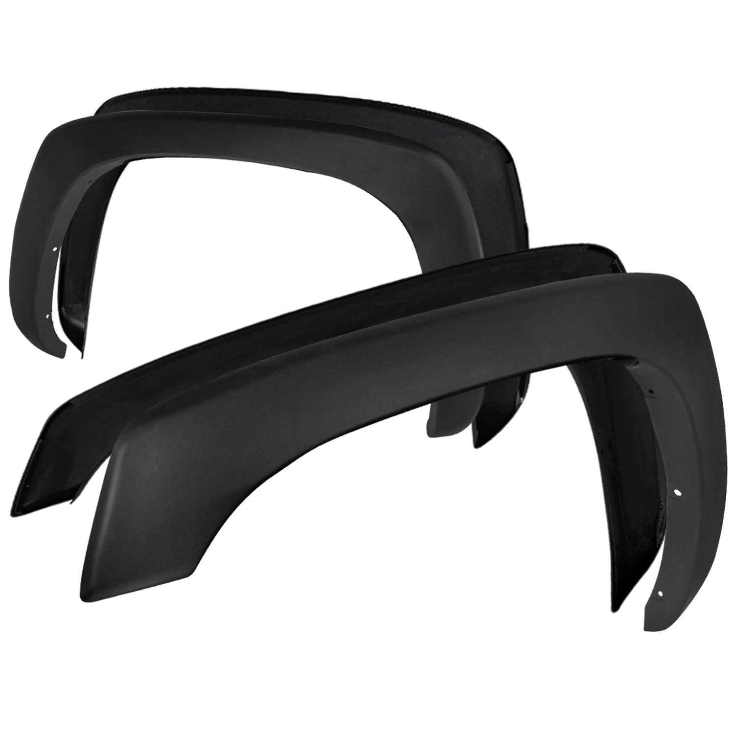 1999-2007 Chevrolet Silverado/ GMC Sierra Black Polypropylene Fender Flares