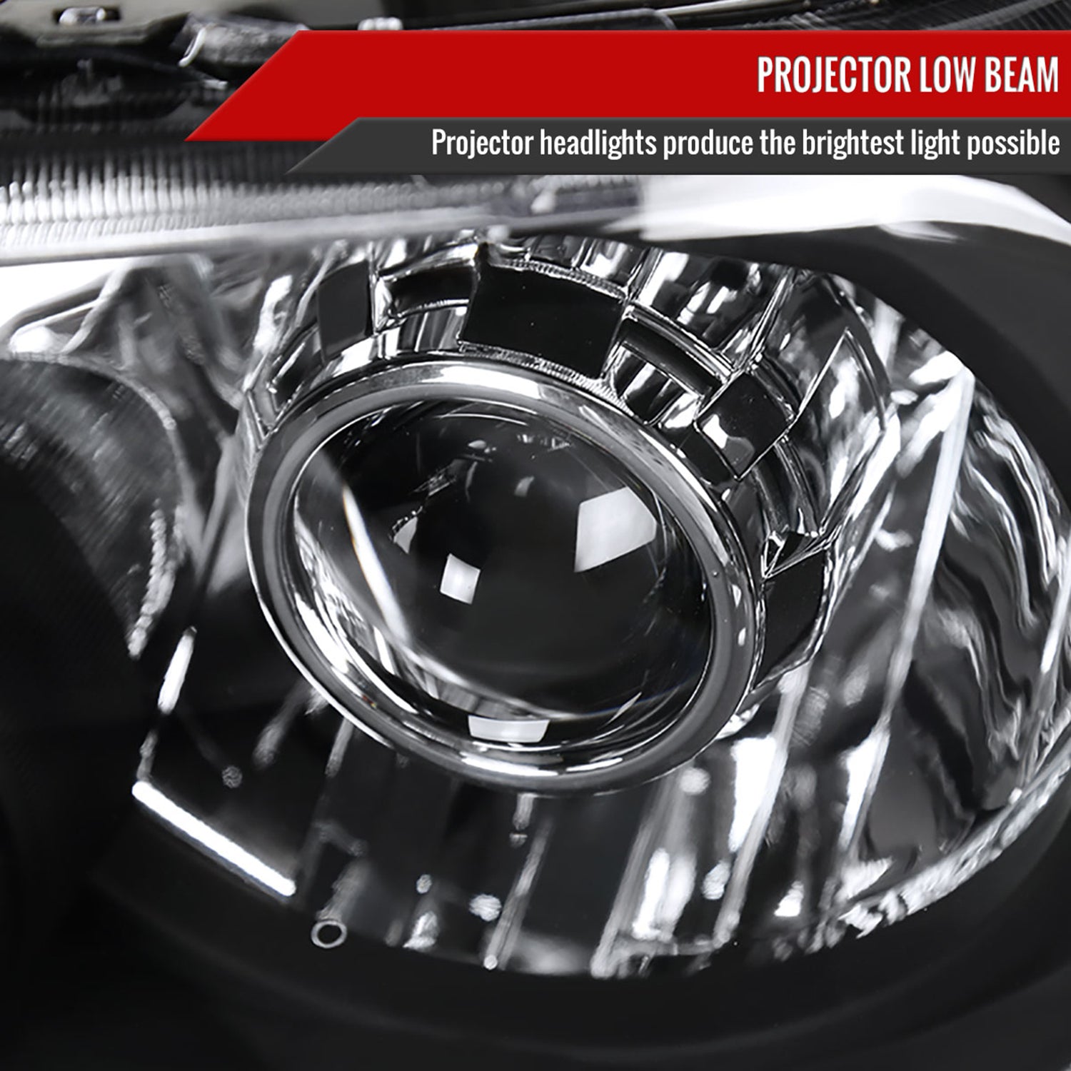 2007-2014 Toyota Tundra/Sequoia Retro Projector Headlights Matt Black/Clear