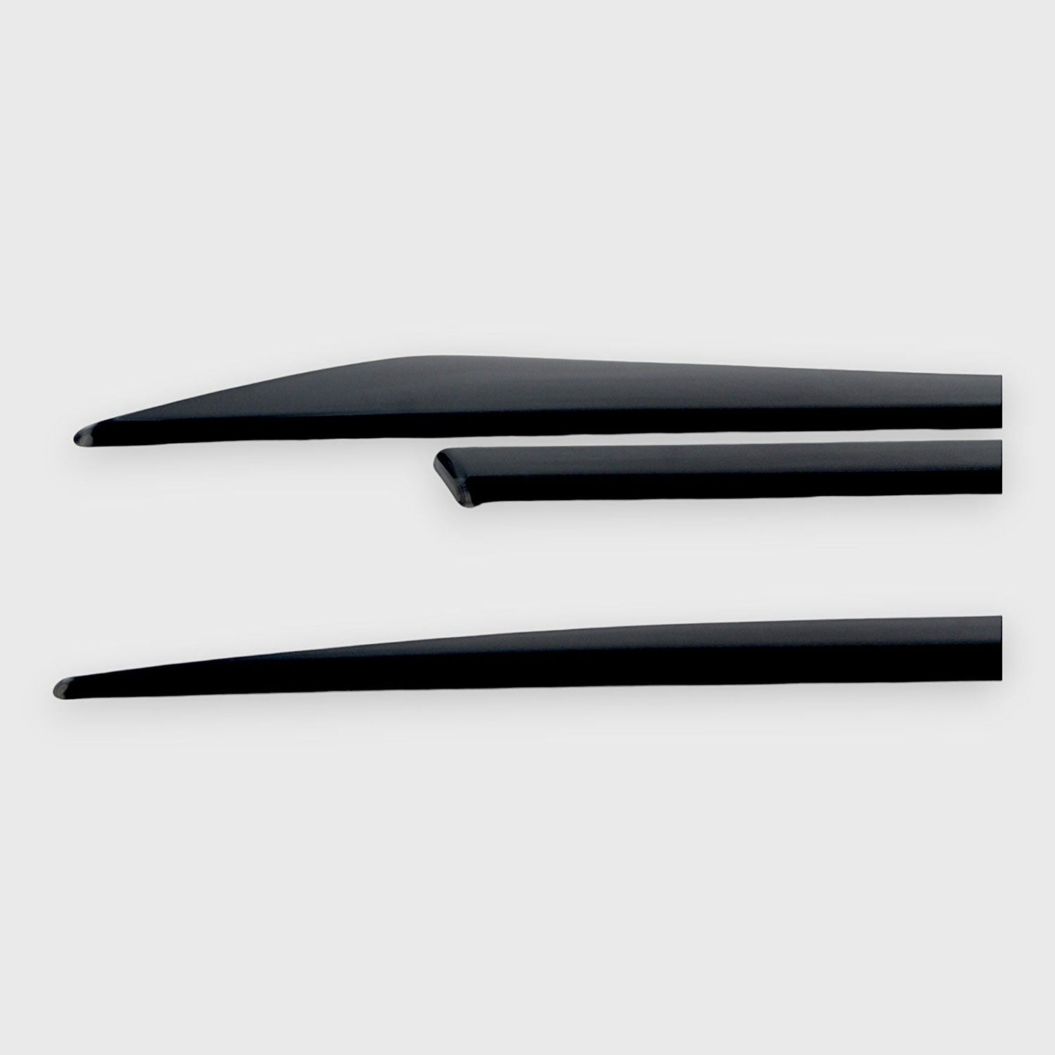 2021-2025 Nissan Rogue Side Door Molding Trim Set Gloss Black 4Pcs ABS Plastic