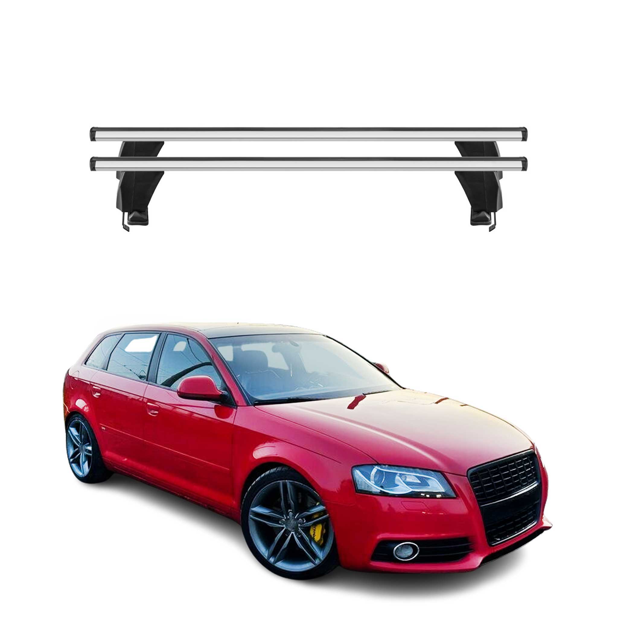 2006-2013 Audi A3 Sportback Roof Rack Cross Bars Luggage Carrier 2 Pcs