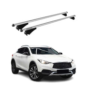2017-2019 Infiniti QX30 Roof Rack Cross Bars Silver