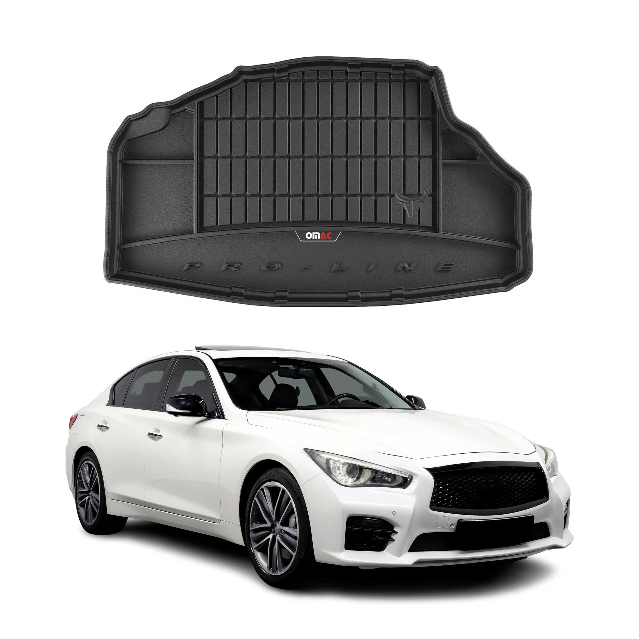 2014-2018 Infiniti Q50 Hybrid Premium Cargo Liner Trunk Mat All Weather Heavy Duty