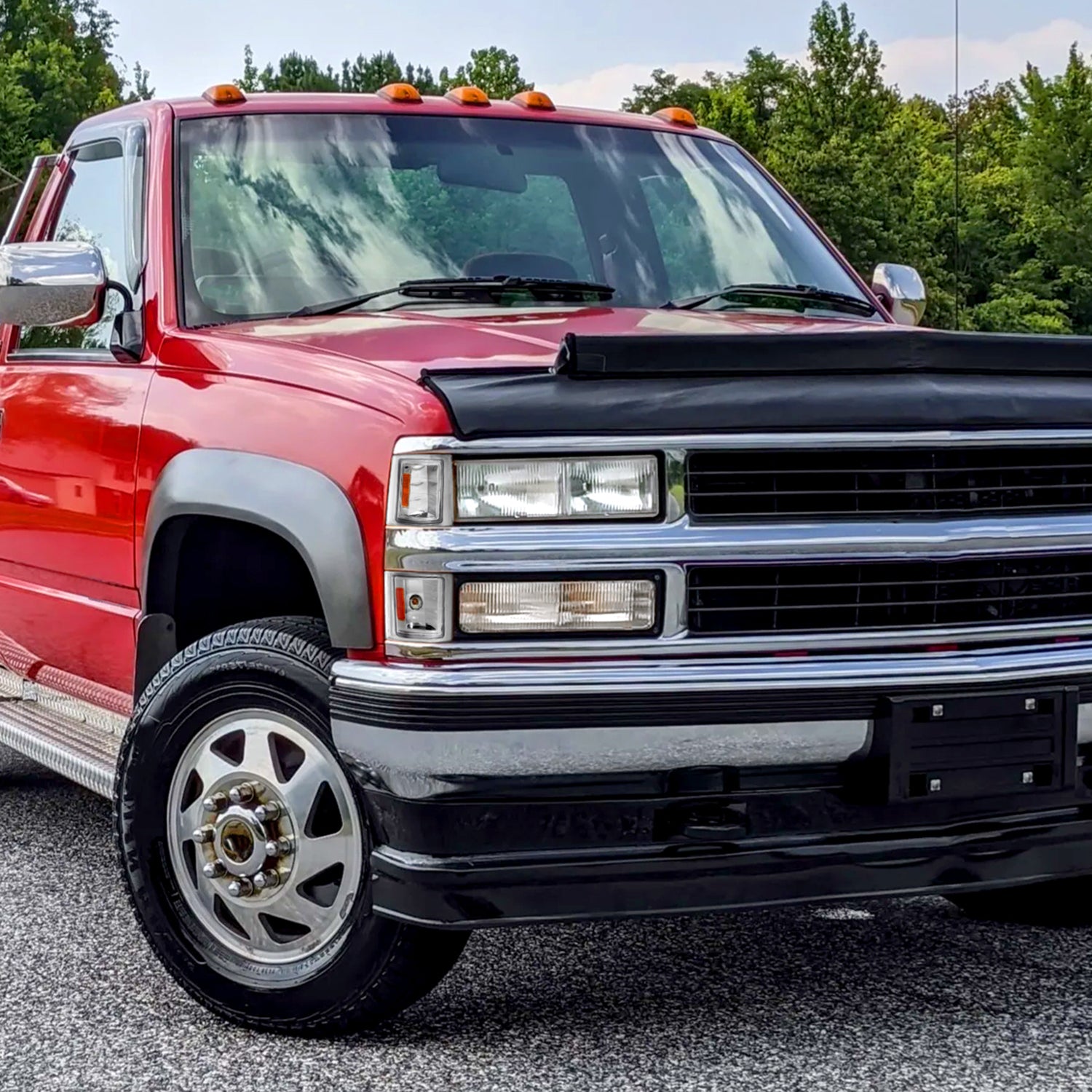 1994-1998 Chevy C/K C10/Tahoe/Suburban/Silverado Corner Lights Chrome/Clear