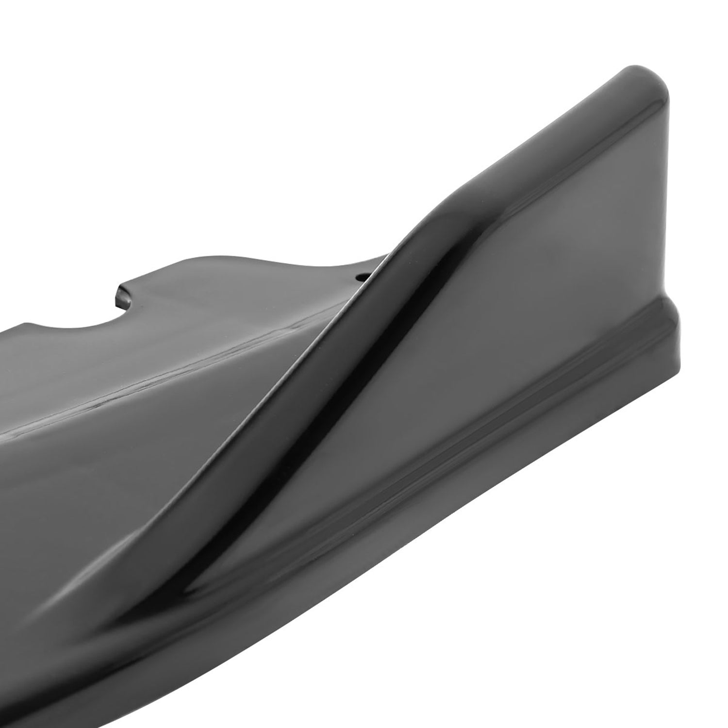 2016-2018 Honda Civic Sedan Glossy Black Polypropylene 3Pcs Bumper Lip