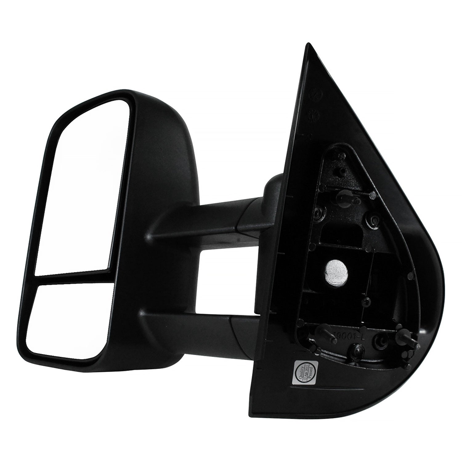 2007-2014 Chevy Silverado/Avalanche/Sierra/Yukon Manual Black Towing Mirrors