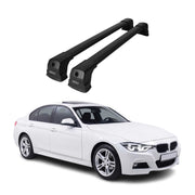 2012-2018 BMW 3 Series F30 Sedan Roof Rack Cross Bars Black