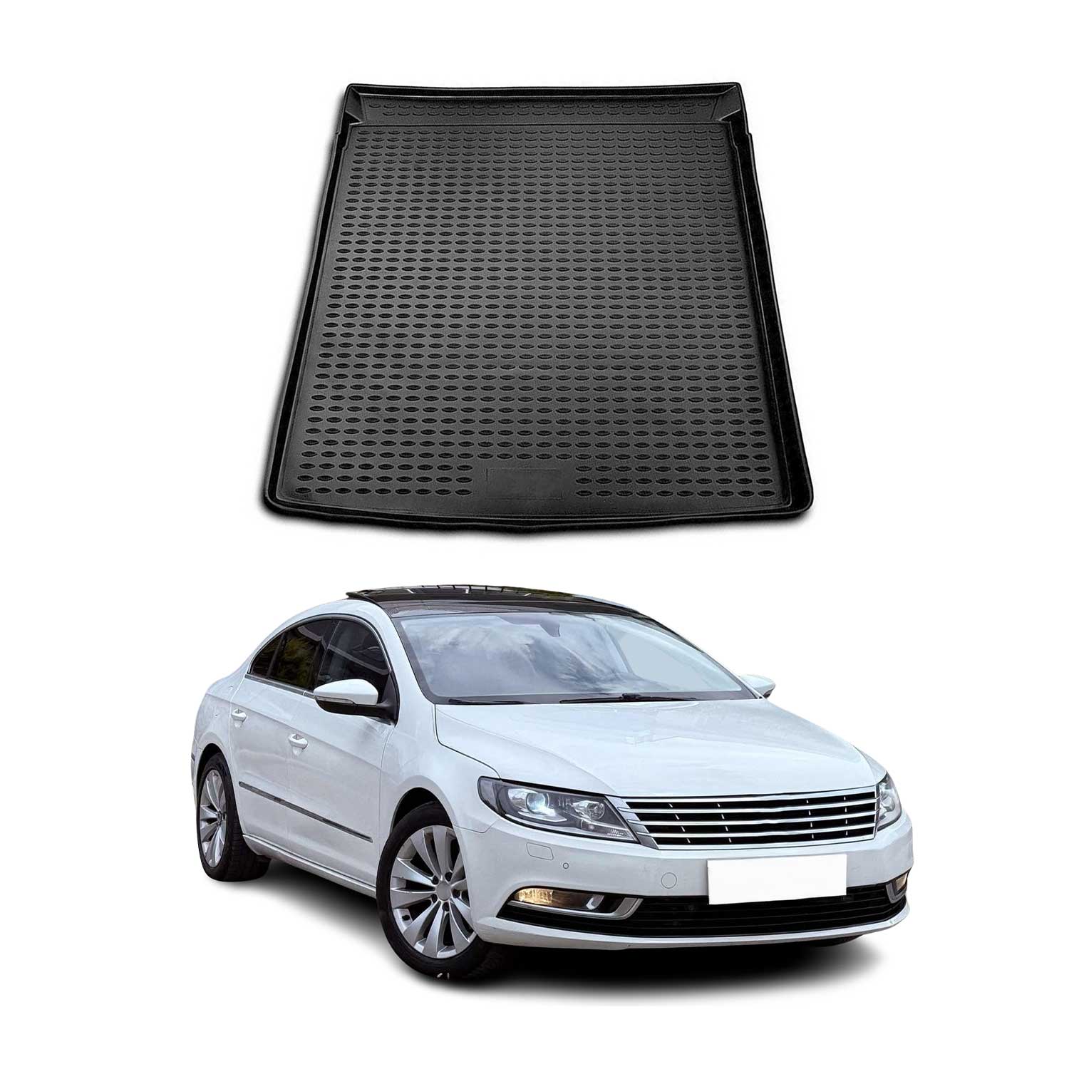 2009-2017 VW Passat Cc Cargo Liner Trunk Mat All Weather Black