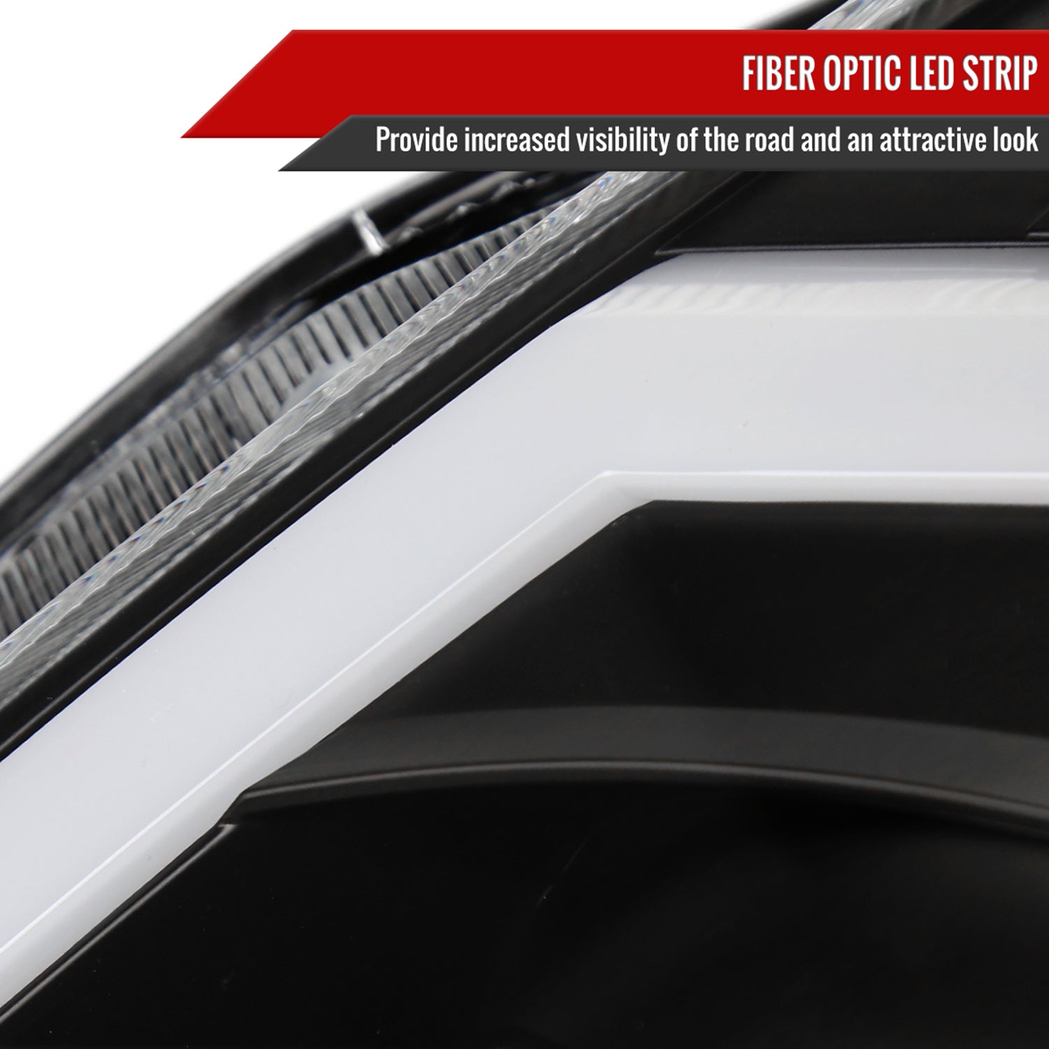 2006-2009 Nissan 350Z Turn Signal Animated LED Bar Projector Headlights Black